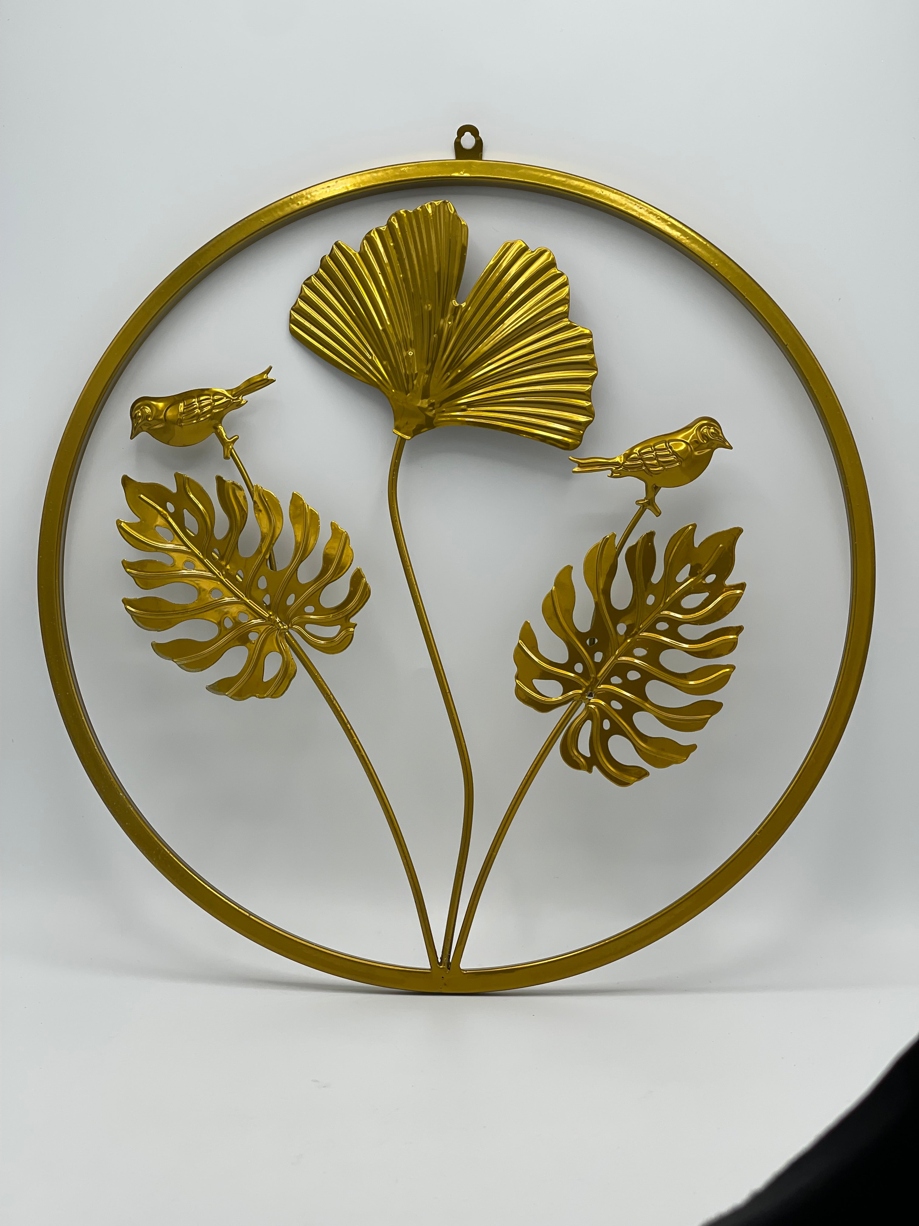 Golden Metalic Wall Art D-4