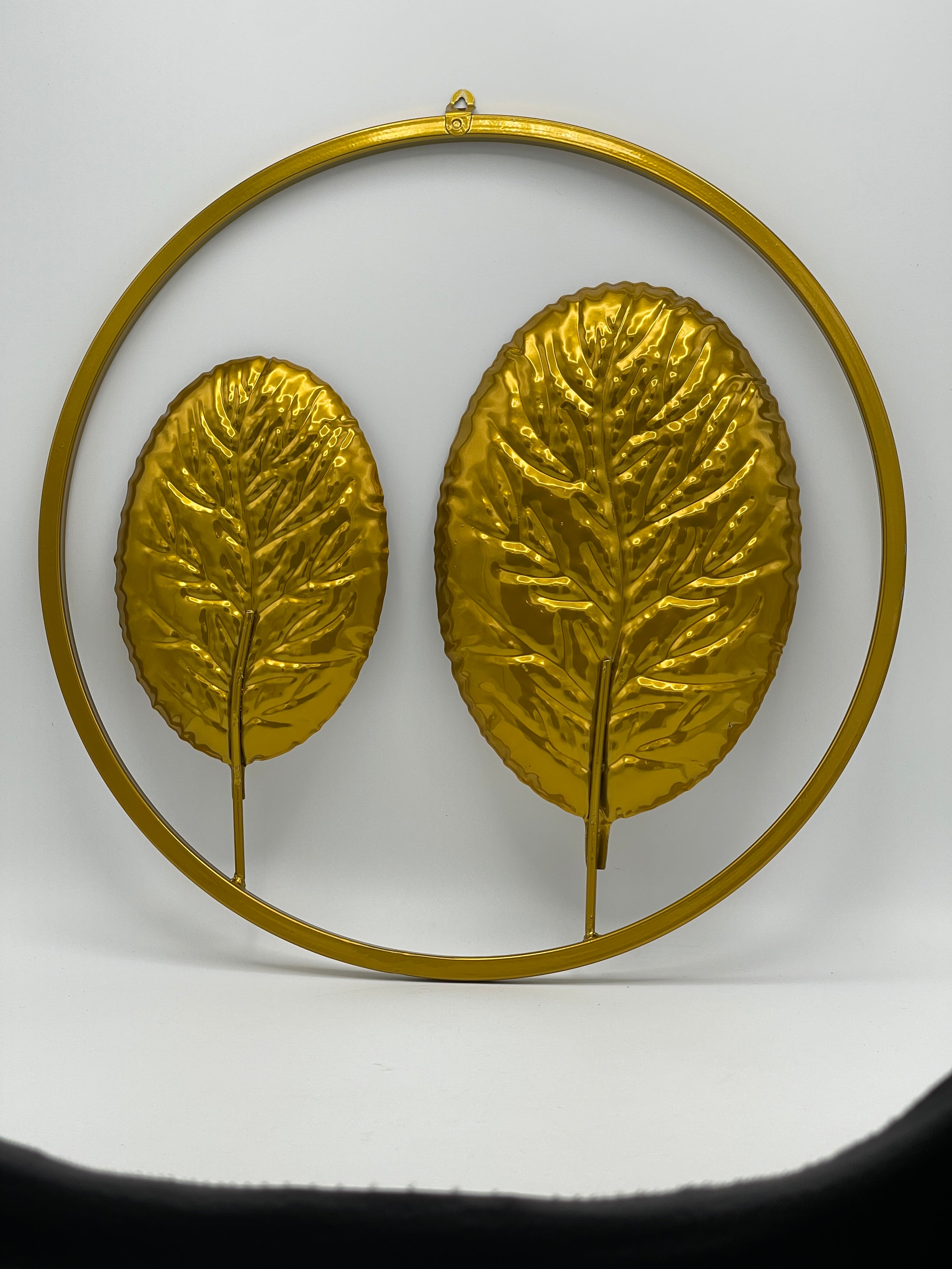 Golden Metalic Wall Art D-1