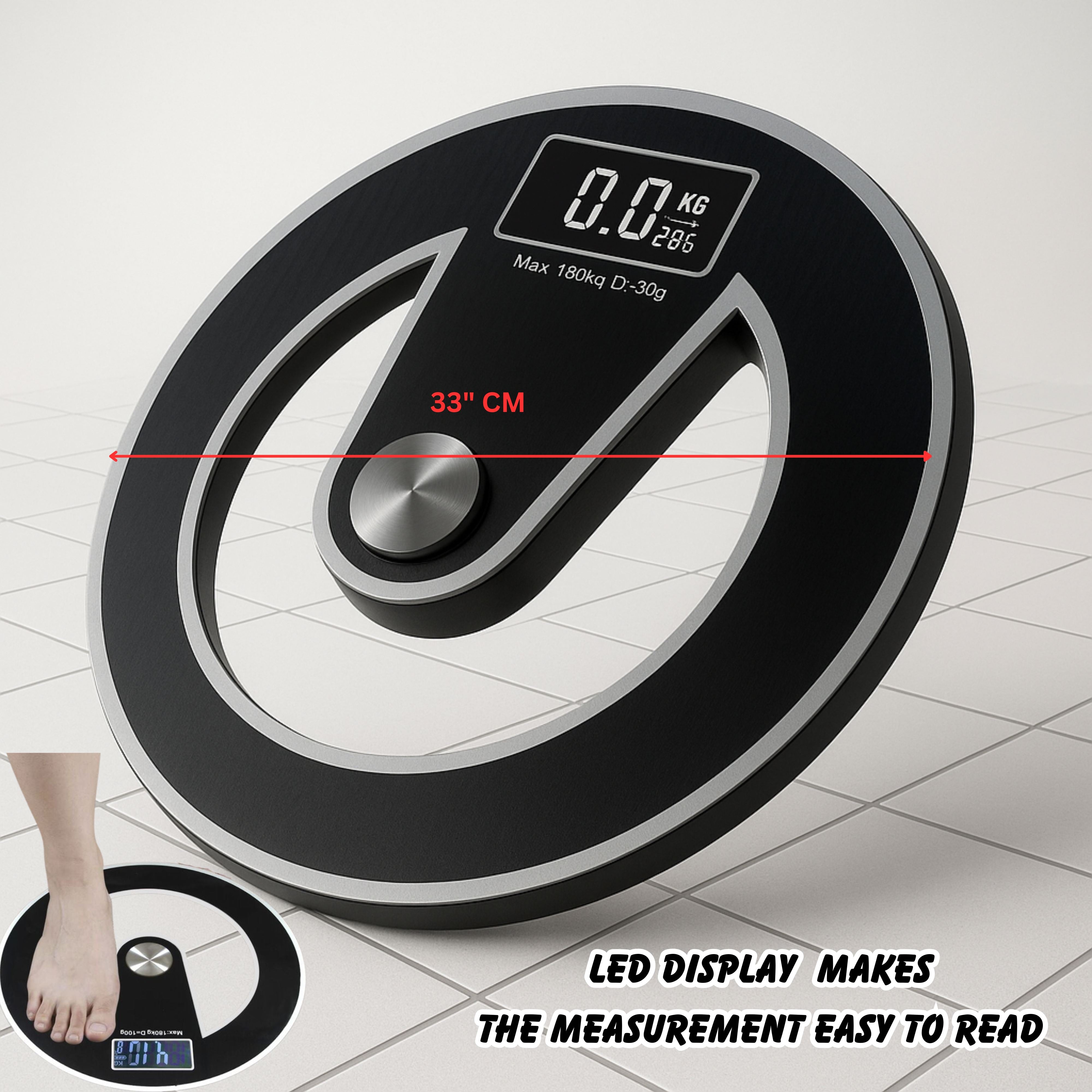 Digital Electronic Personal Glass Scale Model 5X-2021 A Max 180 kg