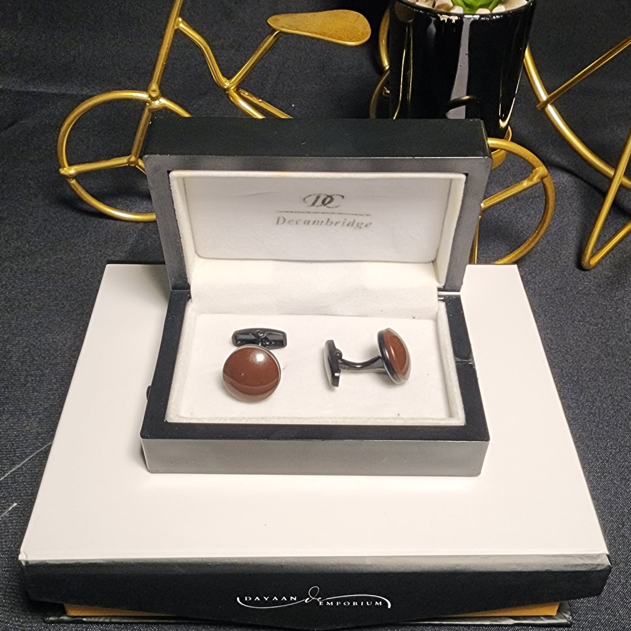 Premium Quality Cufflinks for Men C - 43 - Dayaan Emporium