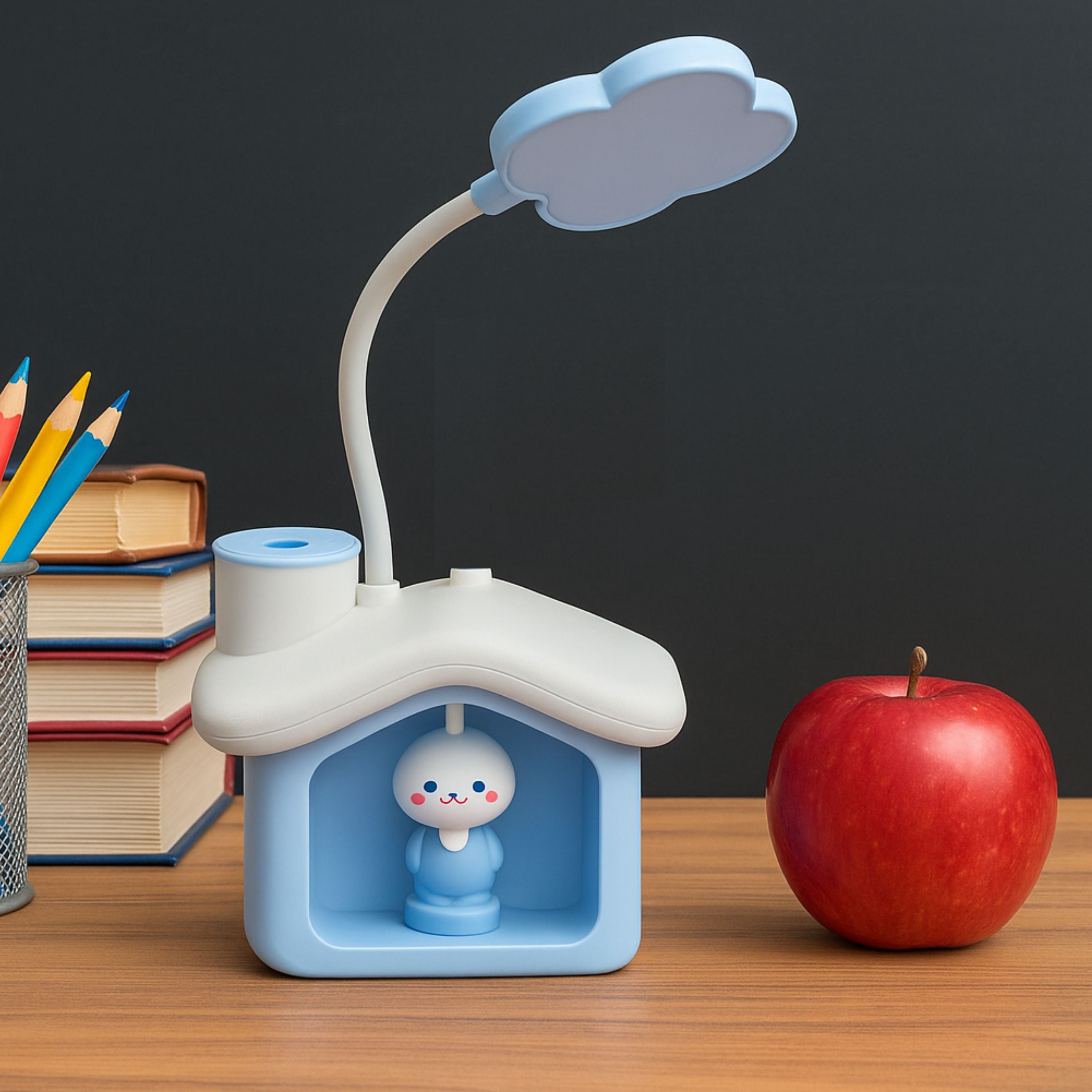 Flexible Desk Lamp with Money Box and Sharpners Botton Switch Two Modes PD 209