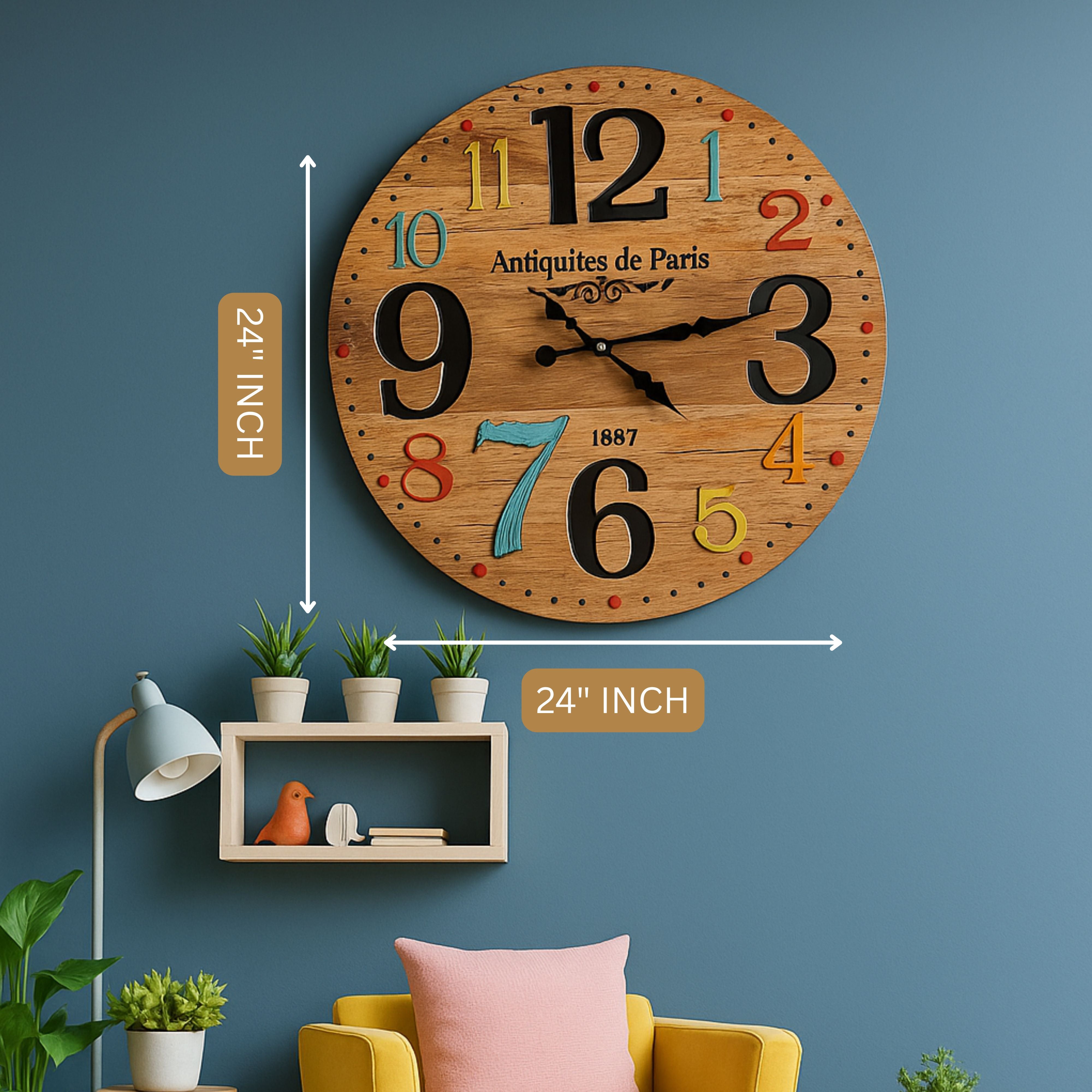 Wall Clock WY-22319 Large