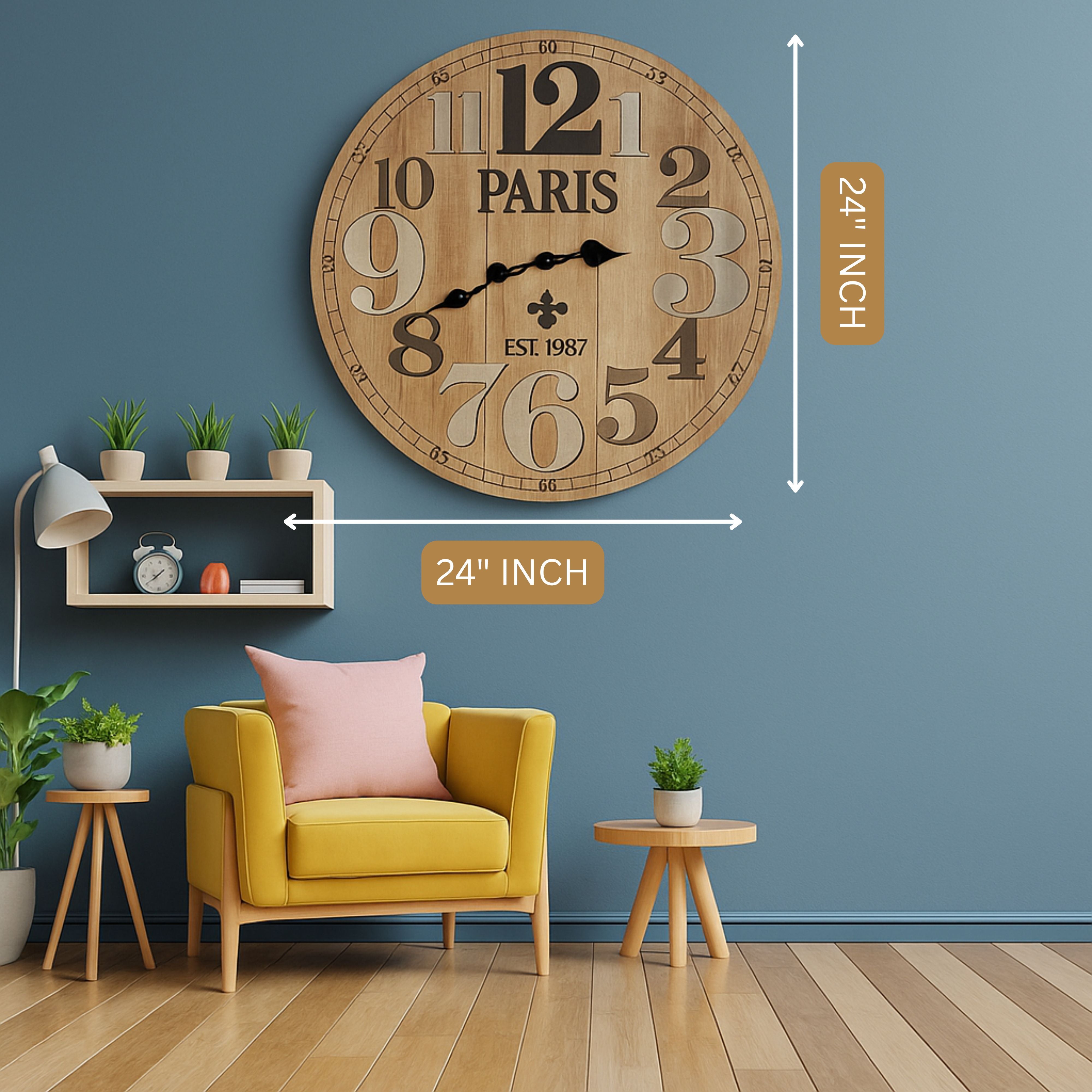 Wall Clock WY-22304 Large