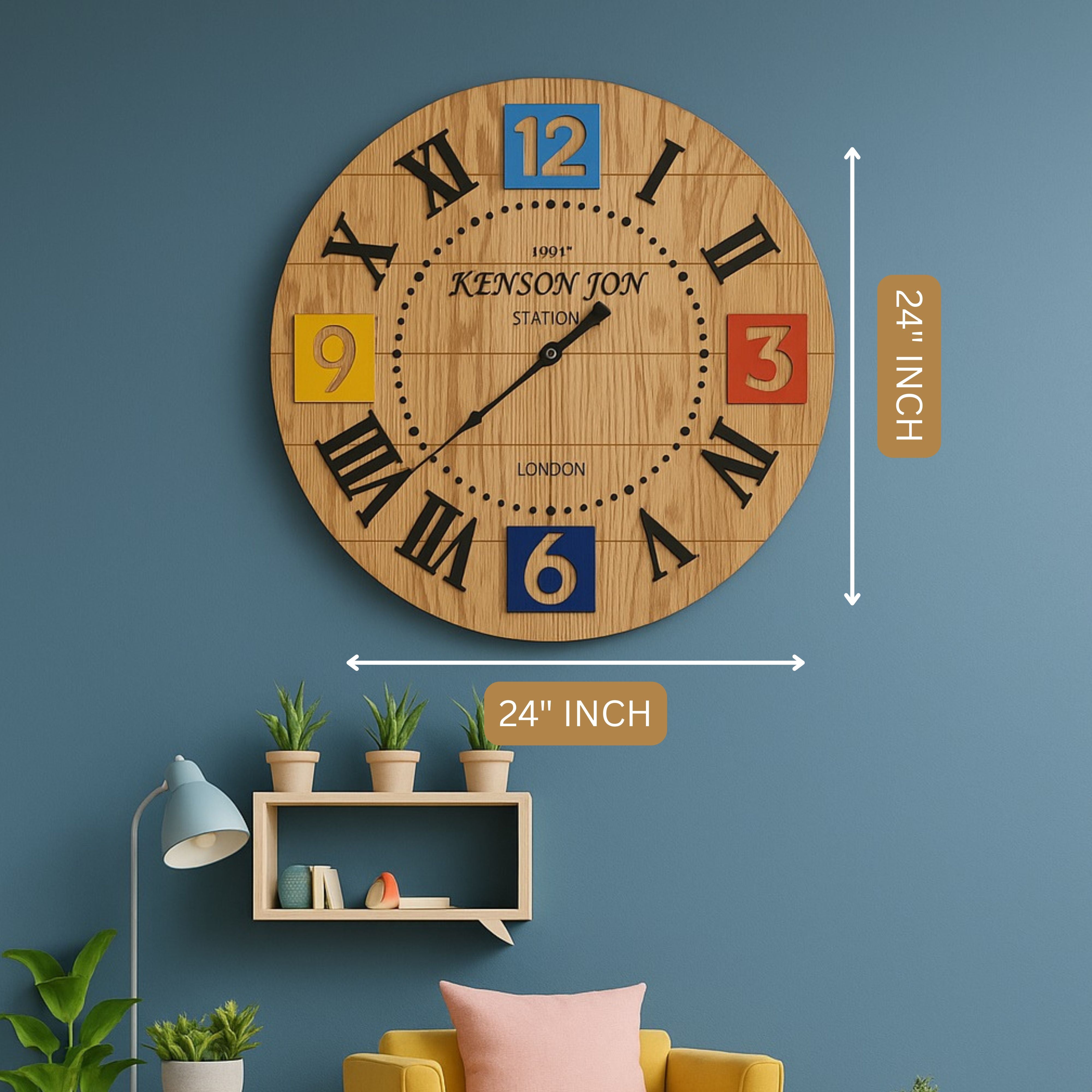 Wall Clock WY-22353 Large