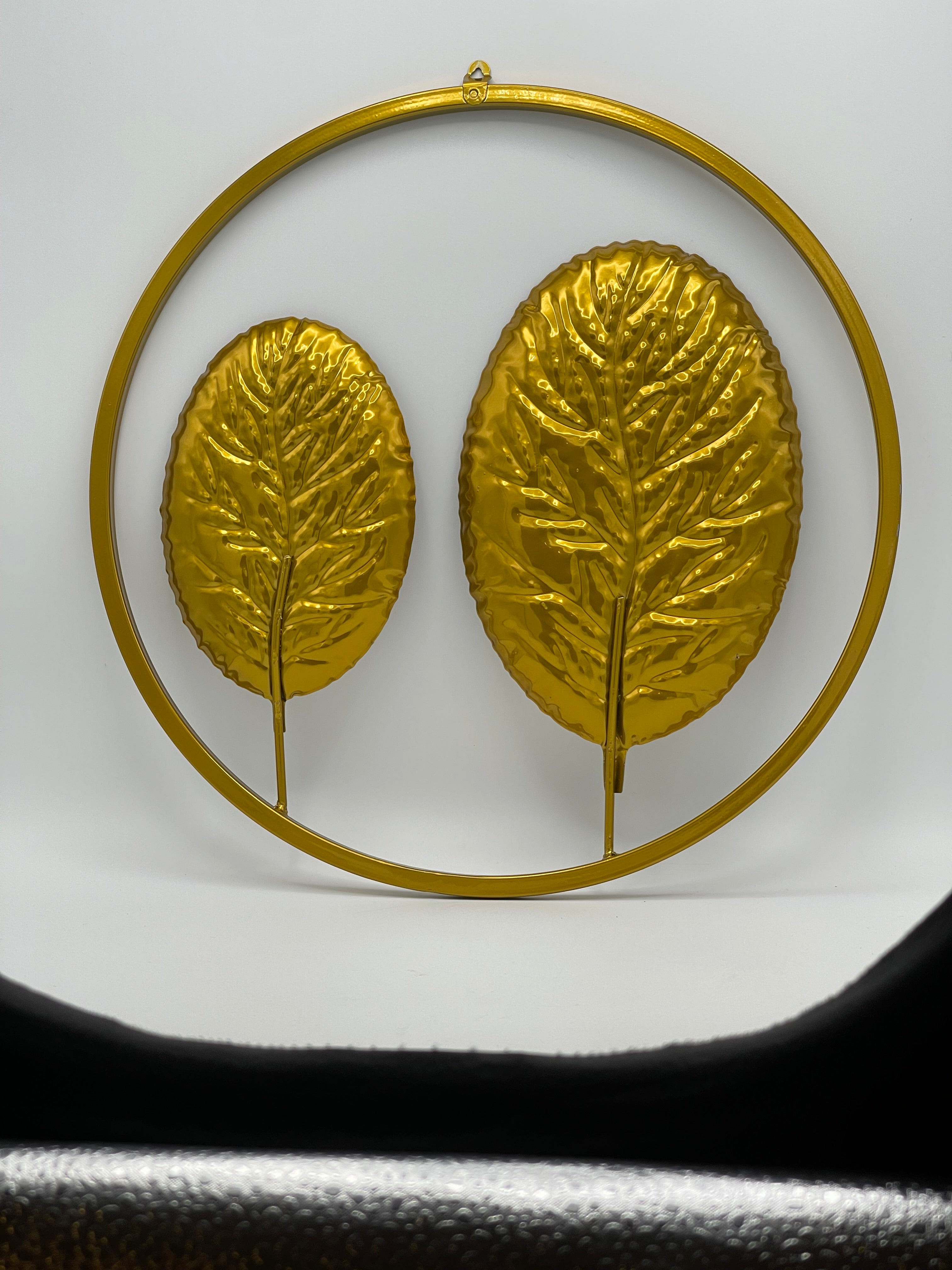 Golden Metalic Wall Art D-1
