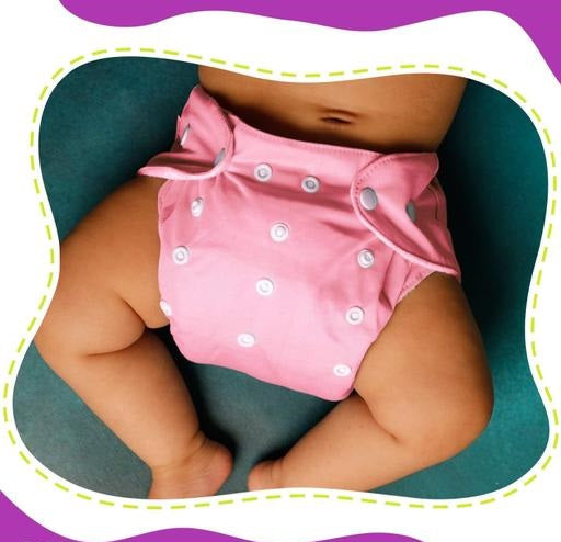 All in one Reusable Diaper 0 Month to 24 Months