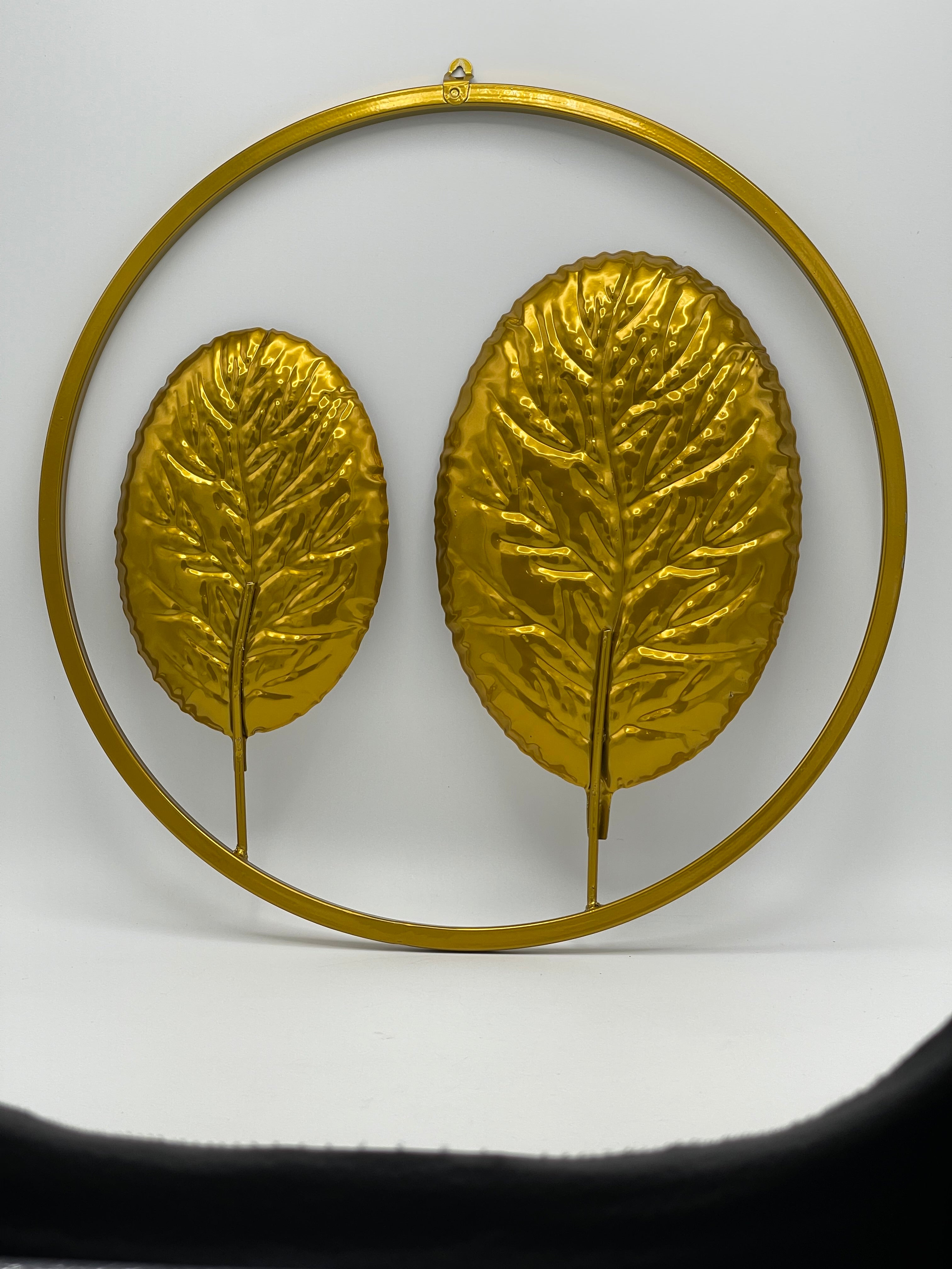 Golden Metalic Wall Art D-1
