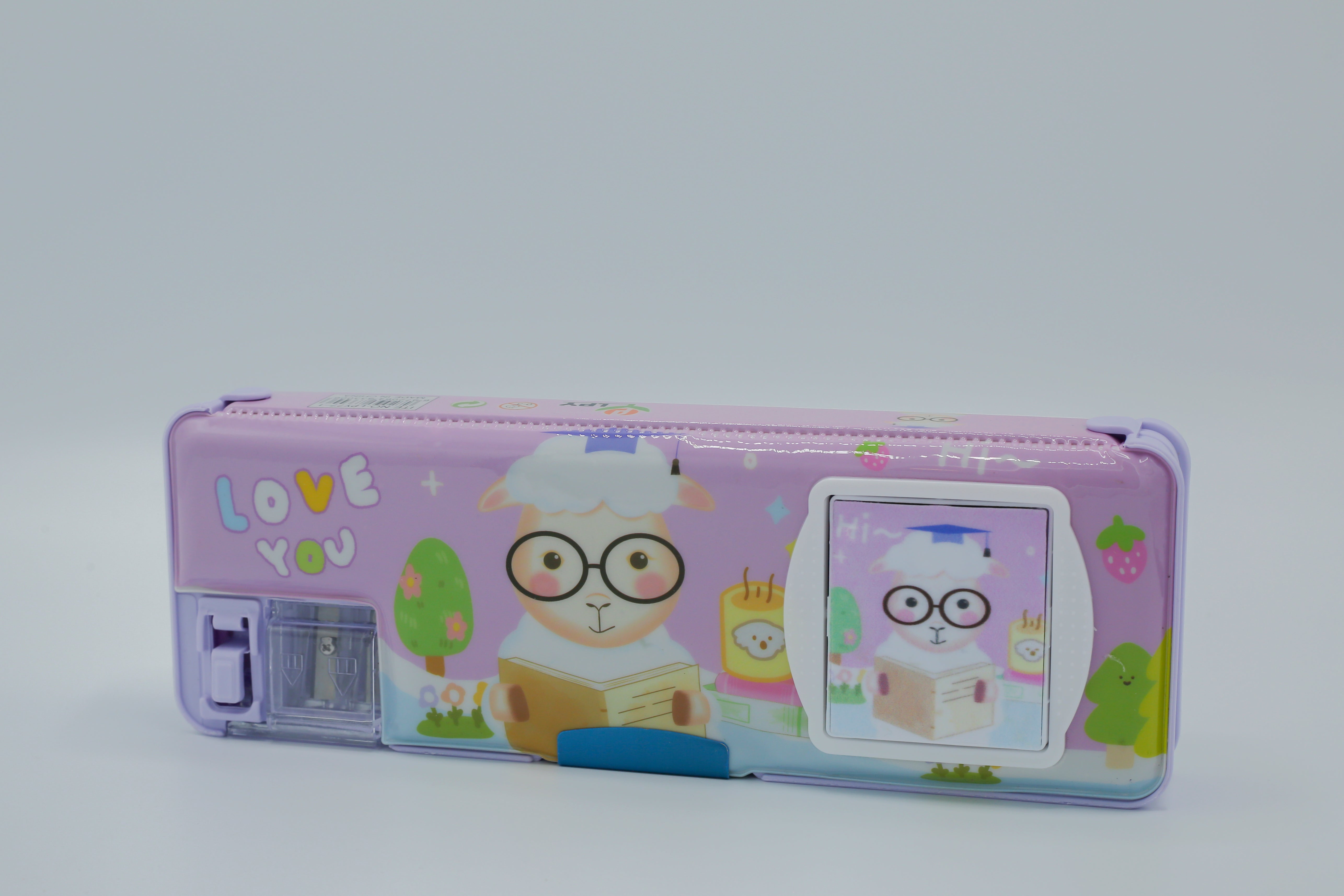 Pencil Box Double Side With Sharpner & Calculator