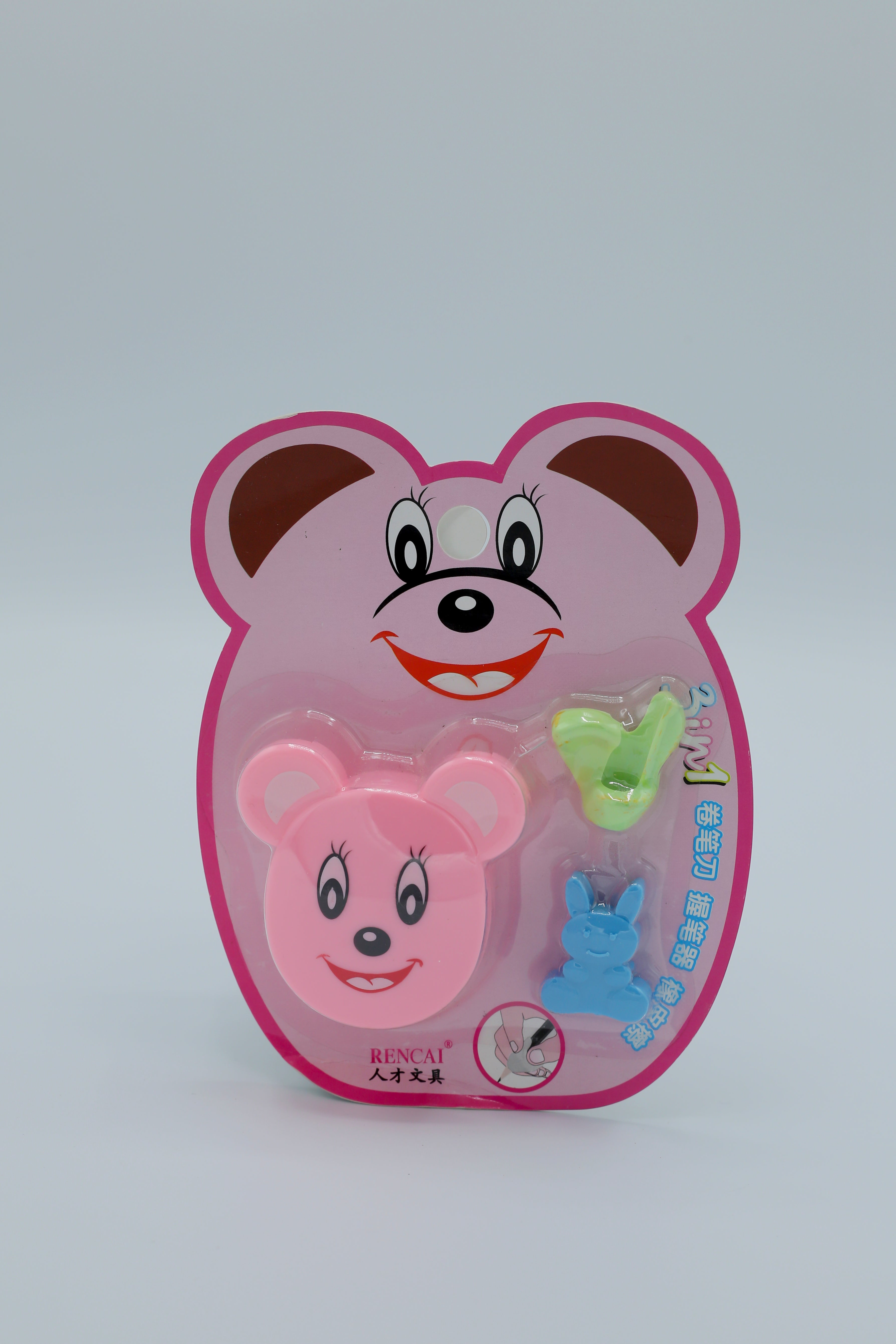 Rencai 3in1 Sharpner Eraser Pencil Holder
