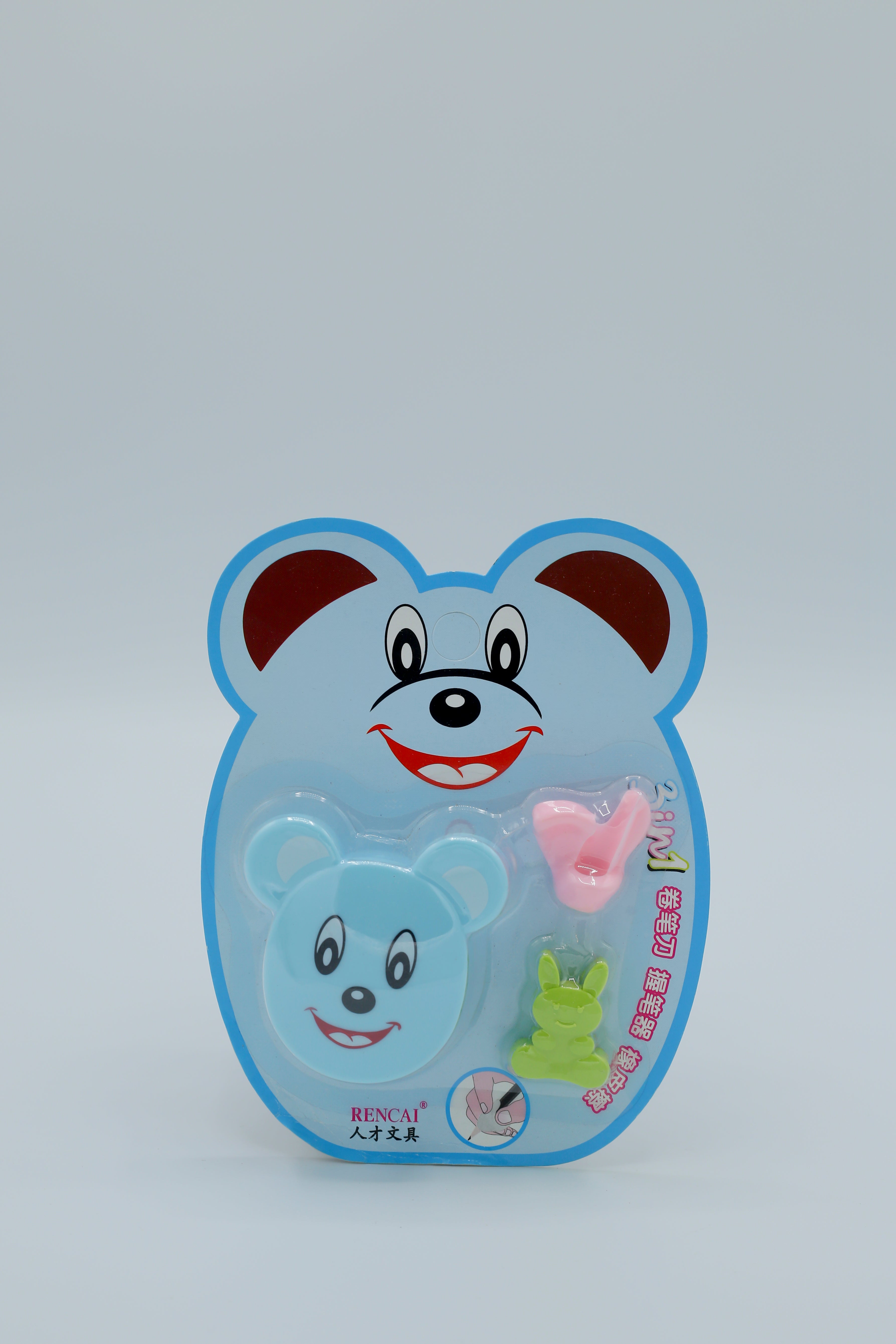 Rencai 3in1 Sharpner Eraser Pencil Holder