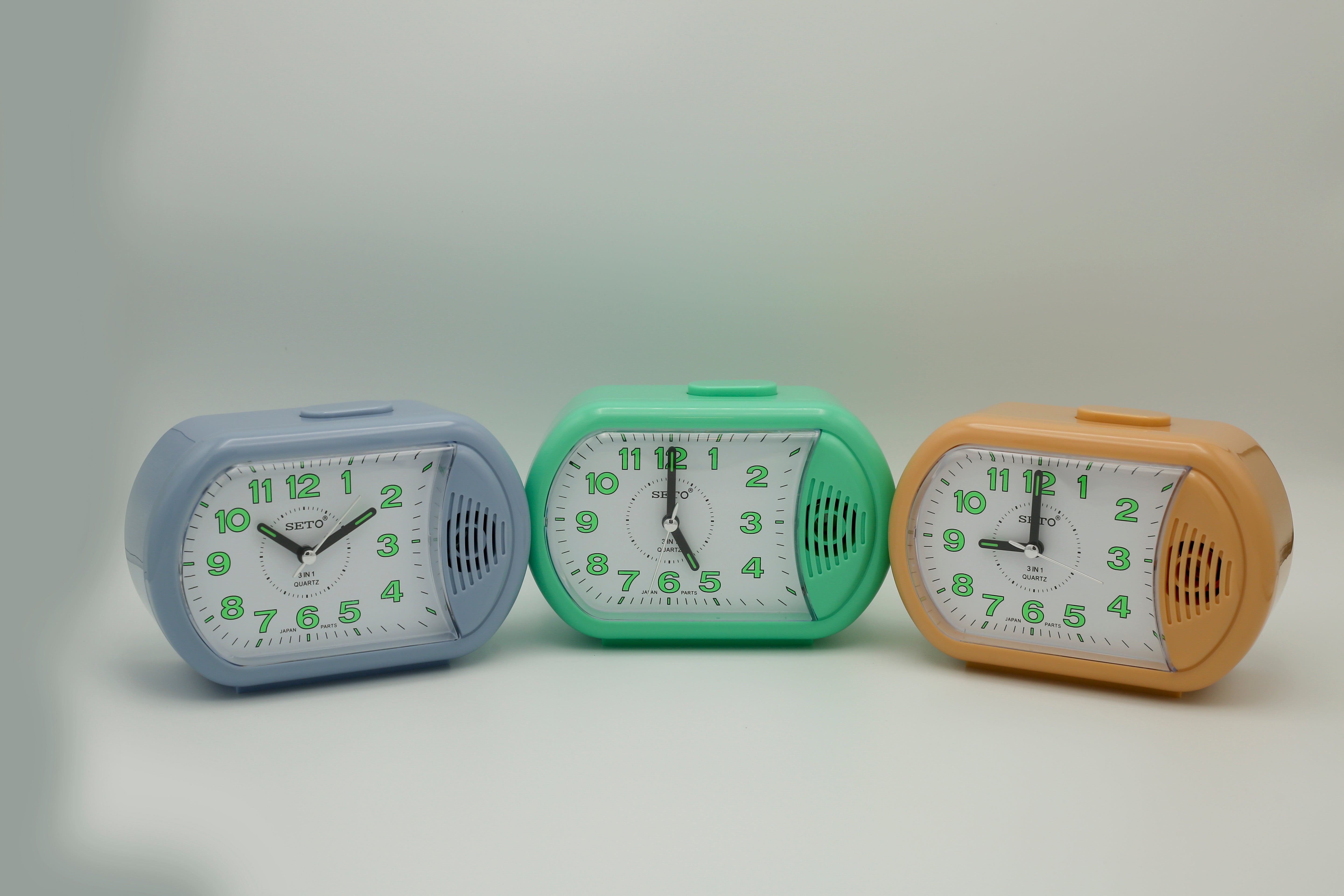 Seto Alarm Clock 3 in 1 Bell Light Double Alarm FS-C