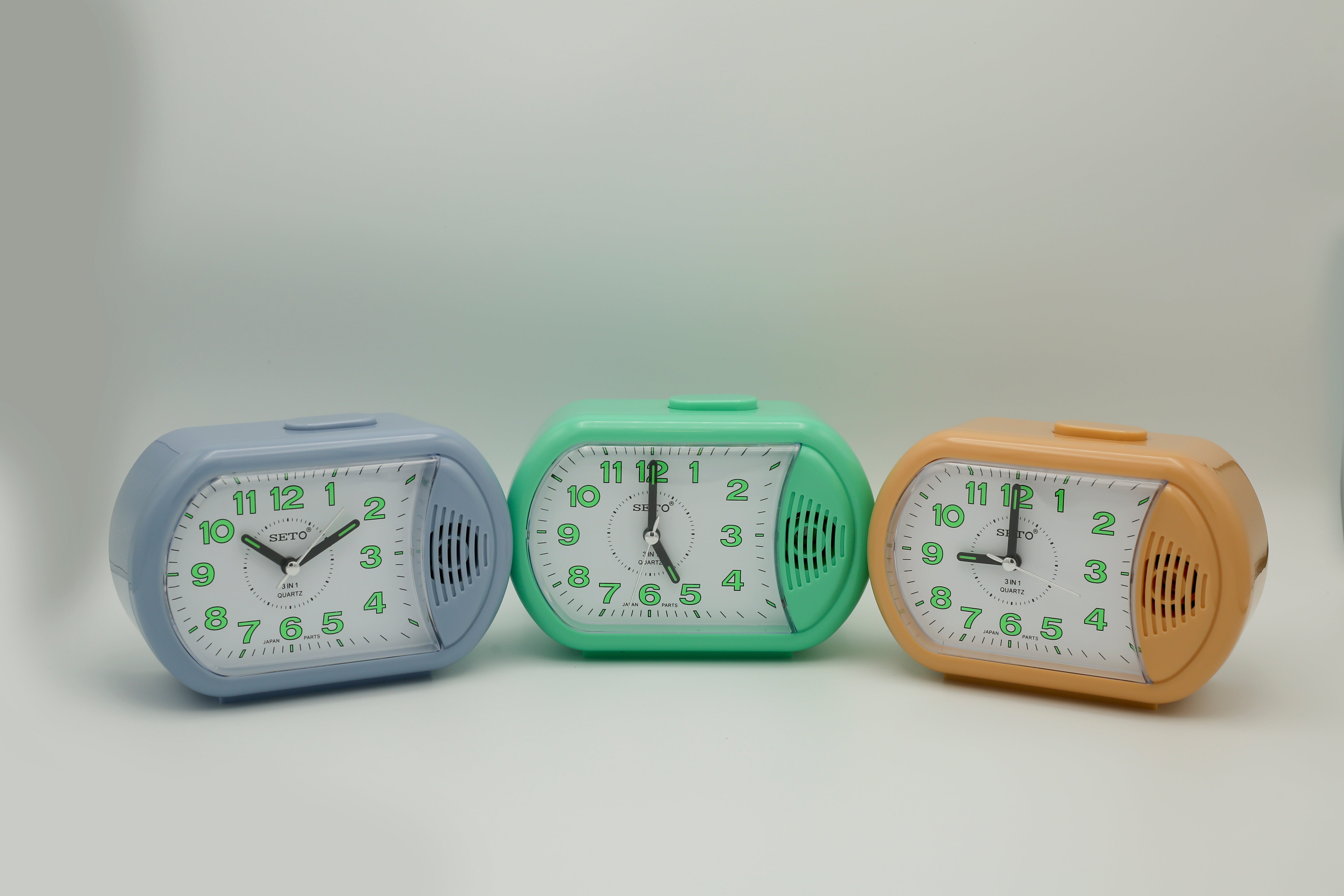 Seto Alarm Clock 3 in 1 Bell Light Double Alarm FS-C
