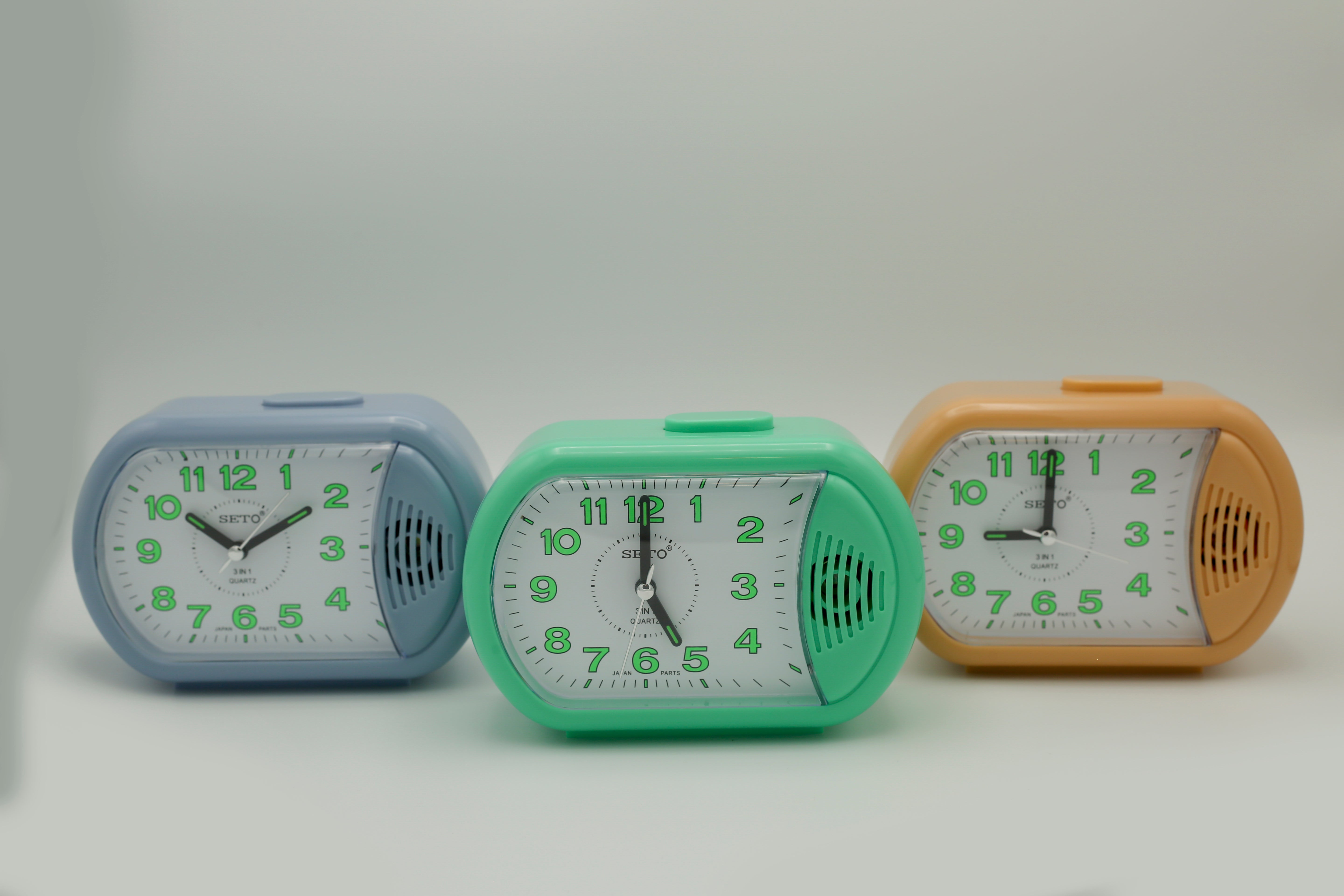 Seto Alarm Clock 3 in 1 Bell Light Double Alarm FS-C