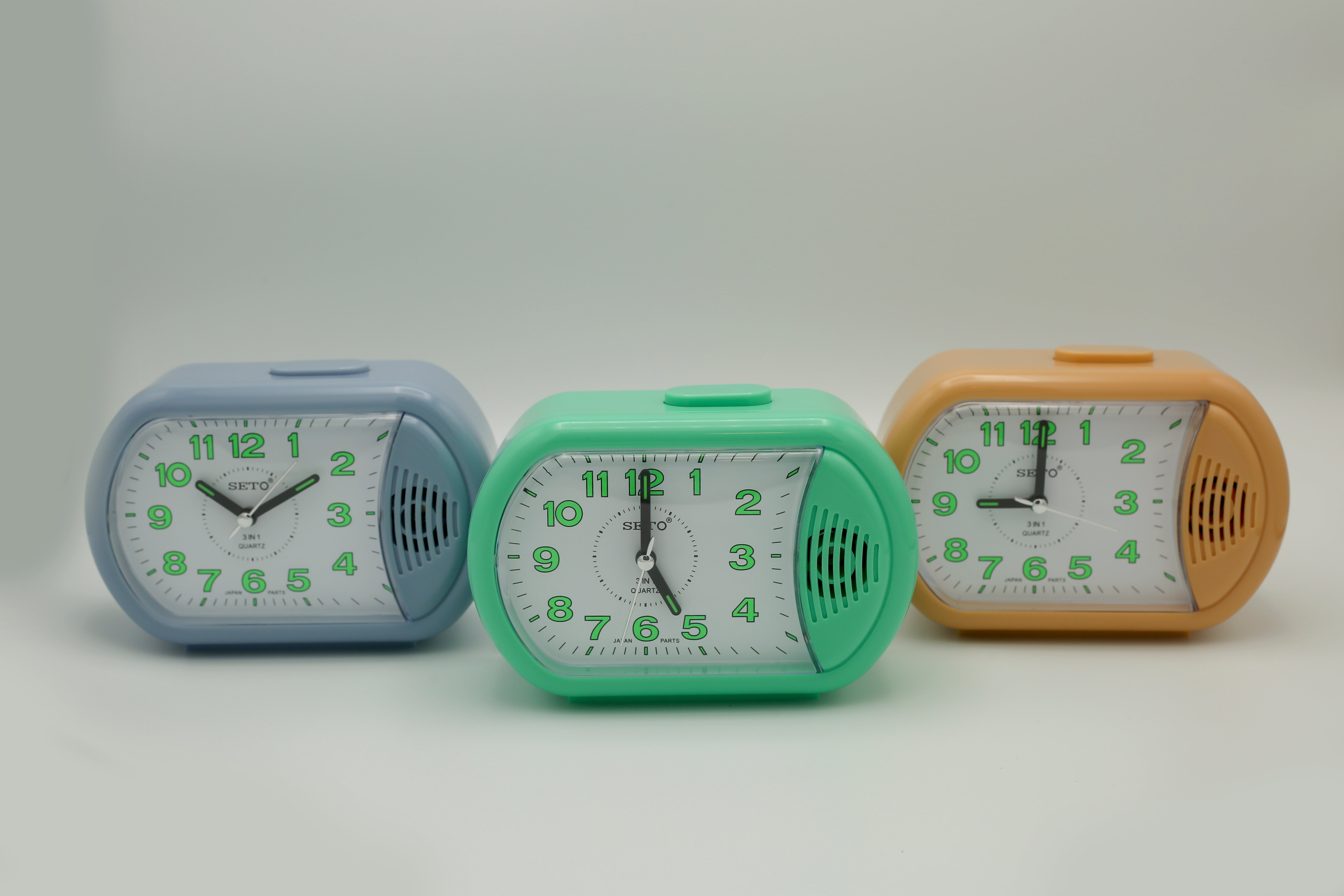 Seto Alarm Clock 3 in 1 Bell Light Double Alarm FS-C