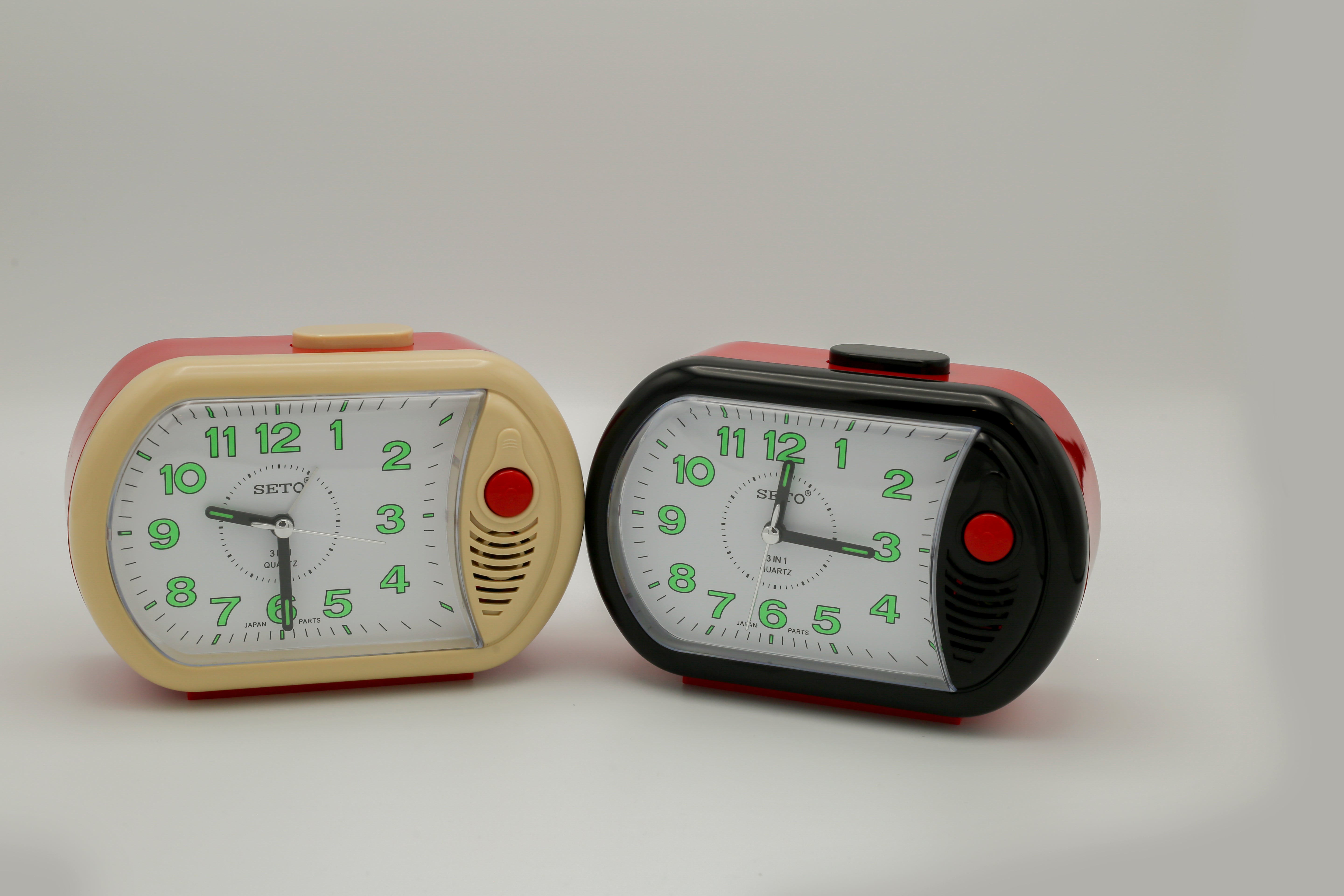 Seto Alarm Clock 3 in 1 Bell Light Double Alarm FS-C