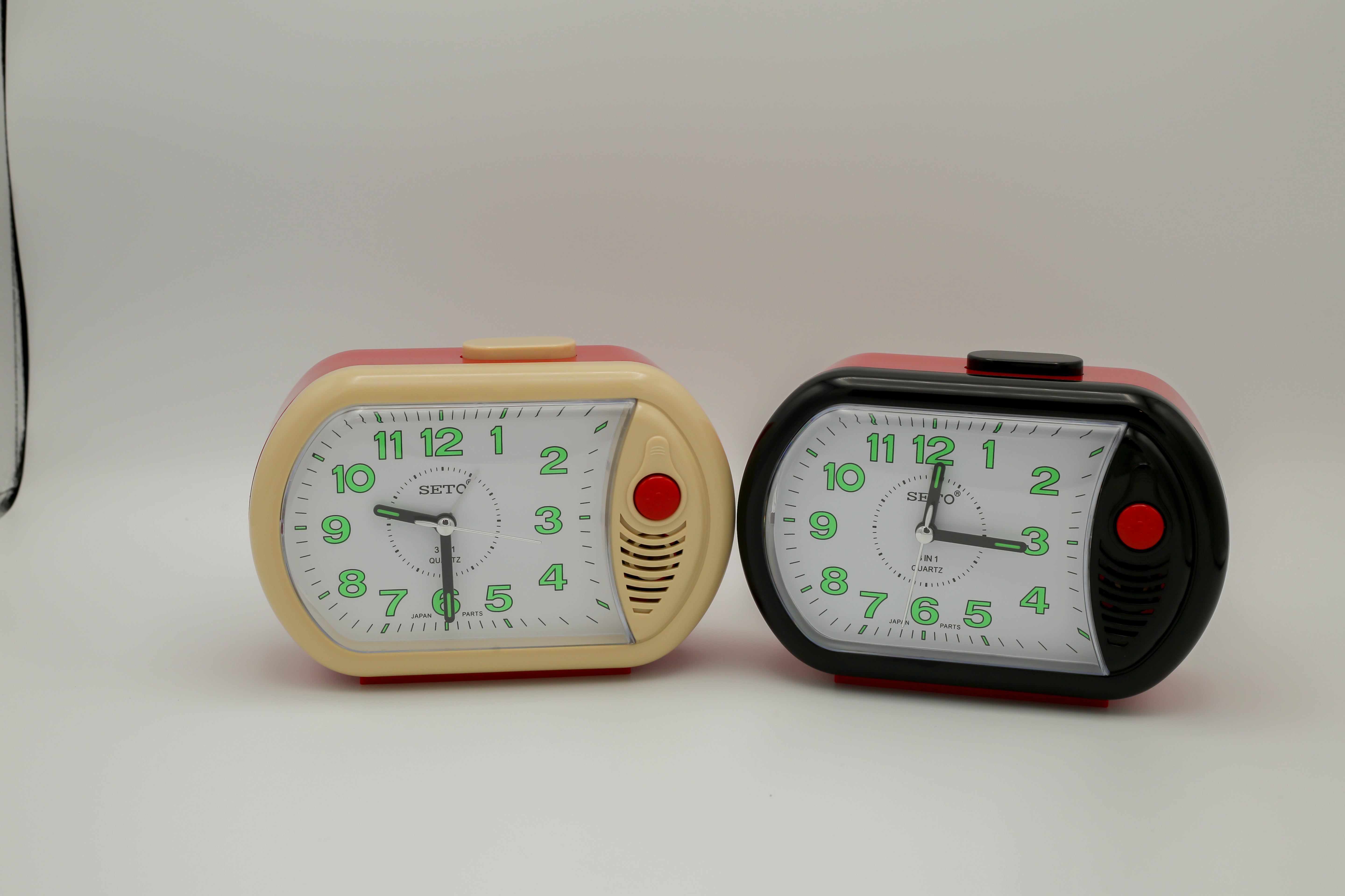 Seto Alarm Clock 3 in 1 Bell Light Double Alarm FS-C