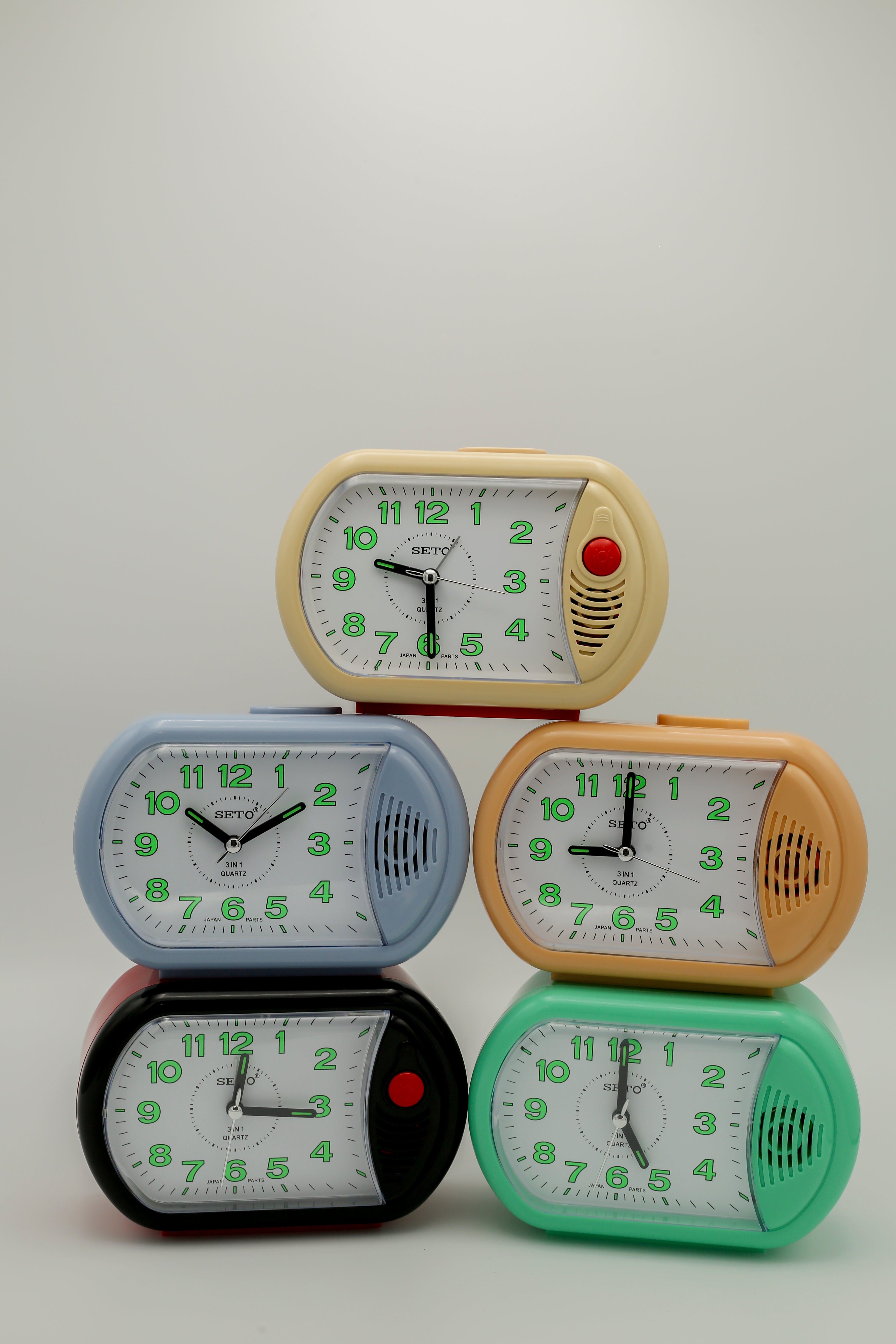 Seto Alarm Clock 3 in 1 Bell Light Double Alarm FS-C