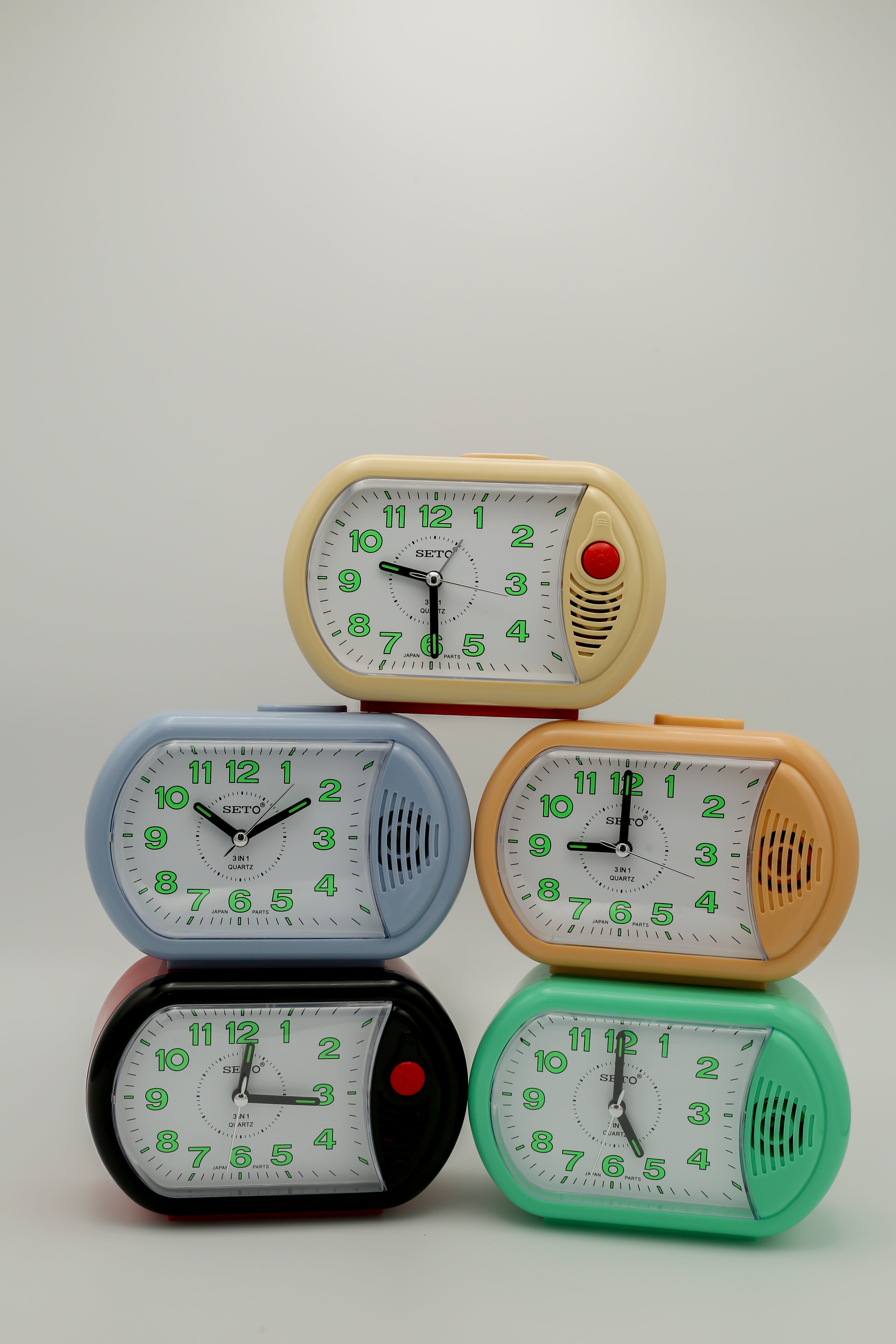 Seto Alarm Clock 3 in 1 Bell Light Double Alarm FS-C