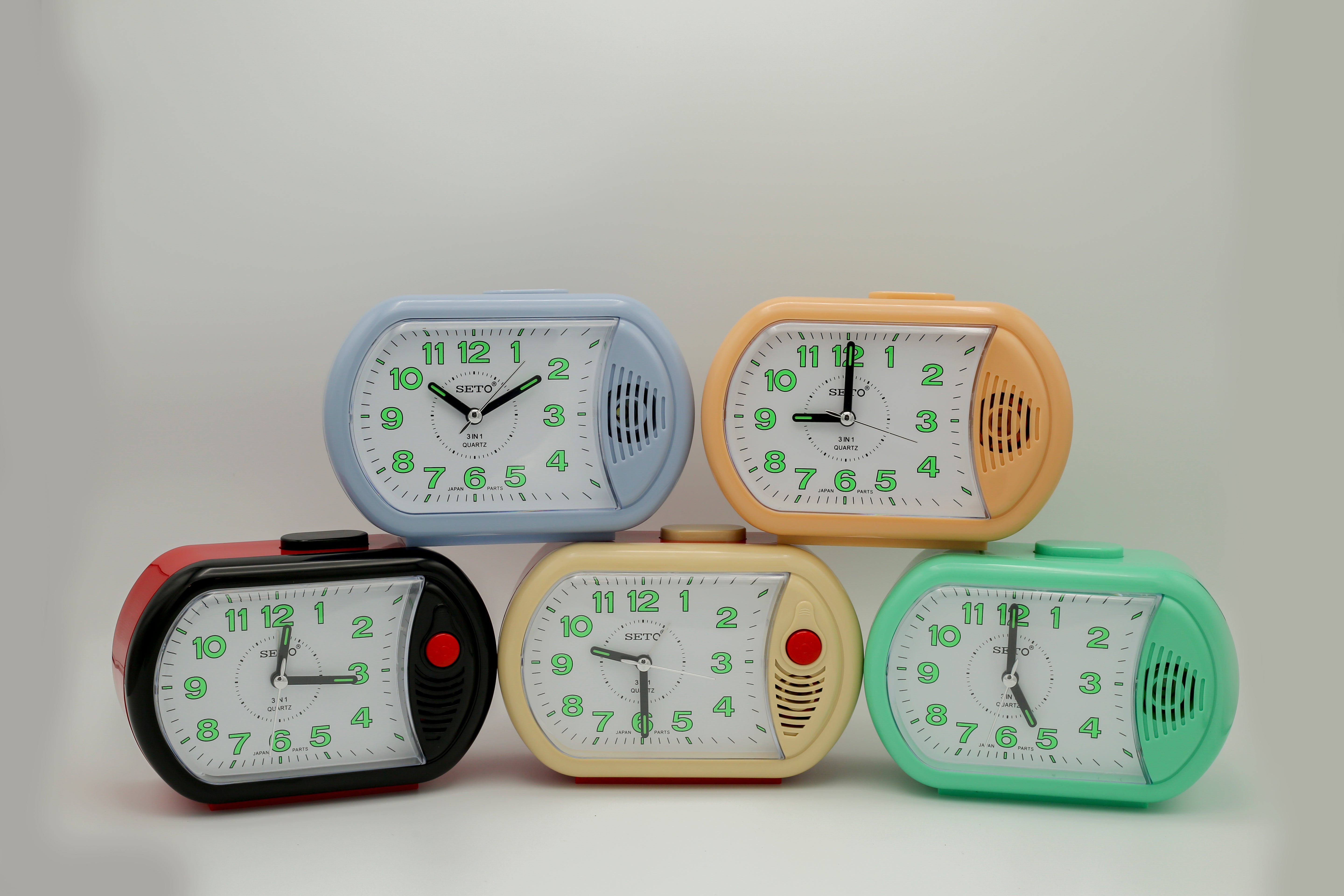 Seto Alarm Clock 3 in 1 Bell Light Double Alarm FS-C