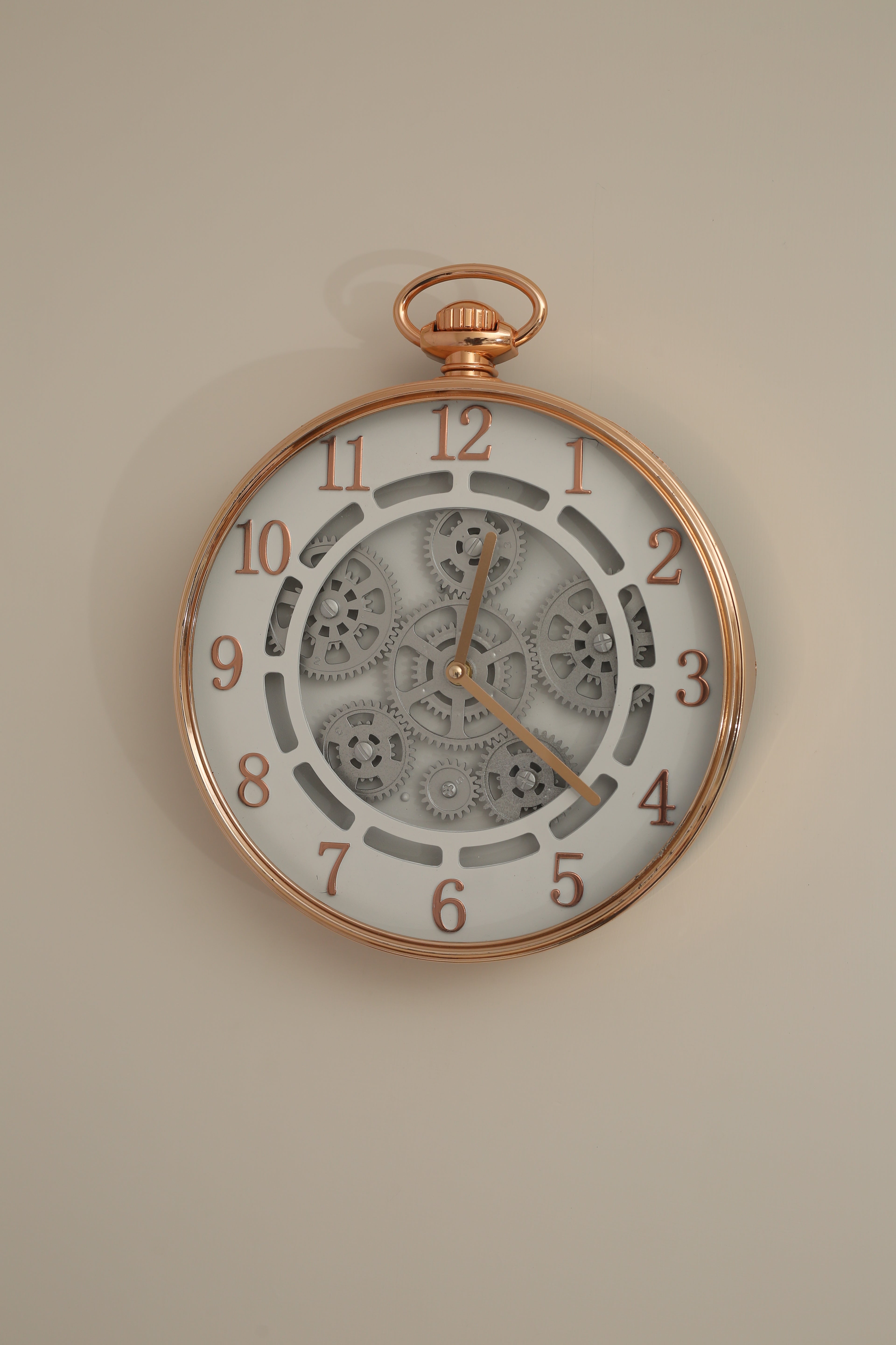 Wall Clock with moving gears VM-6890