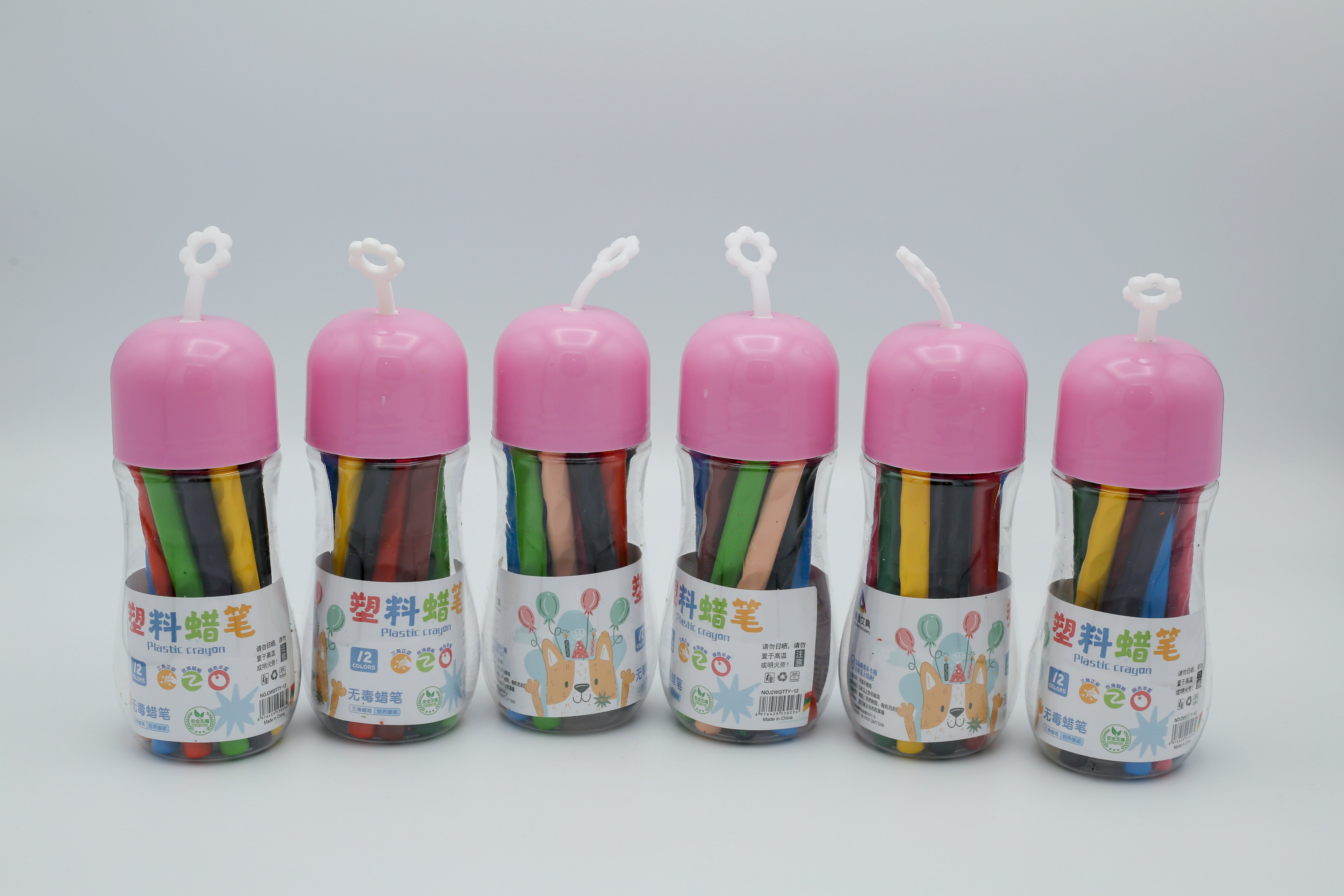 Sk Plastic Crayons (12 Color) 12-C-F