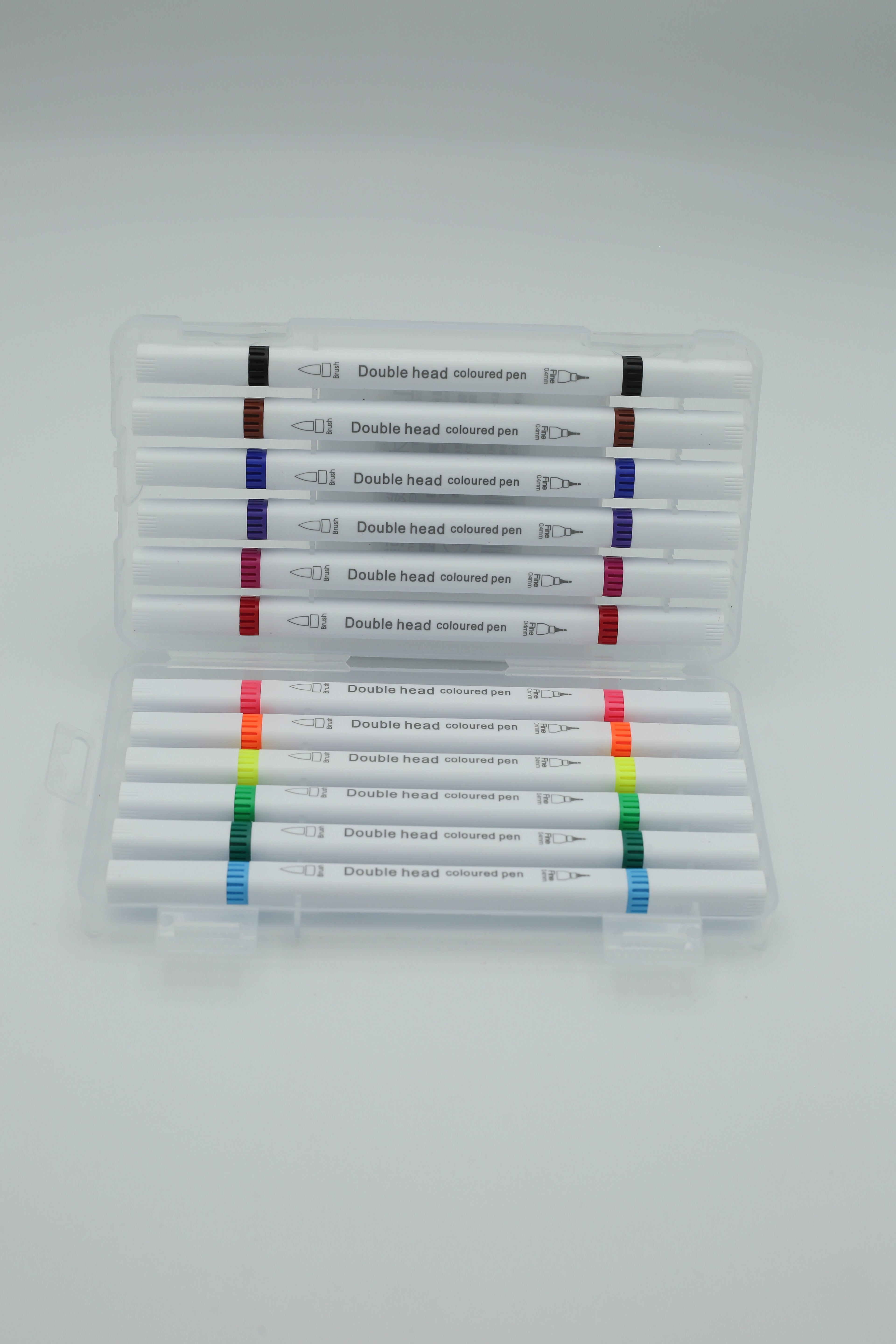 Double Head Colored Pen (12 colors) JR-208