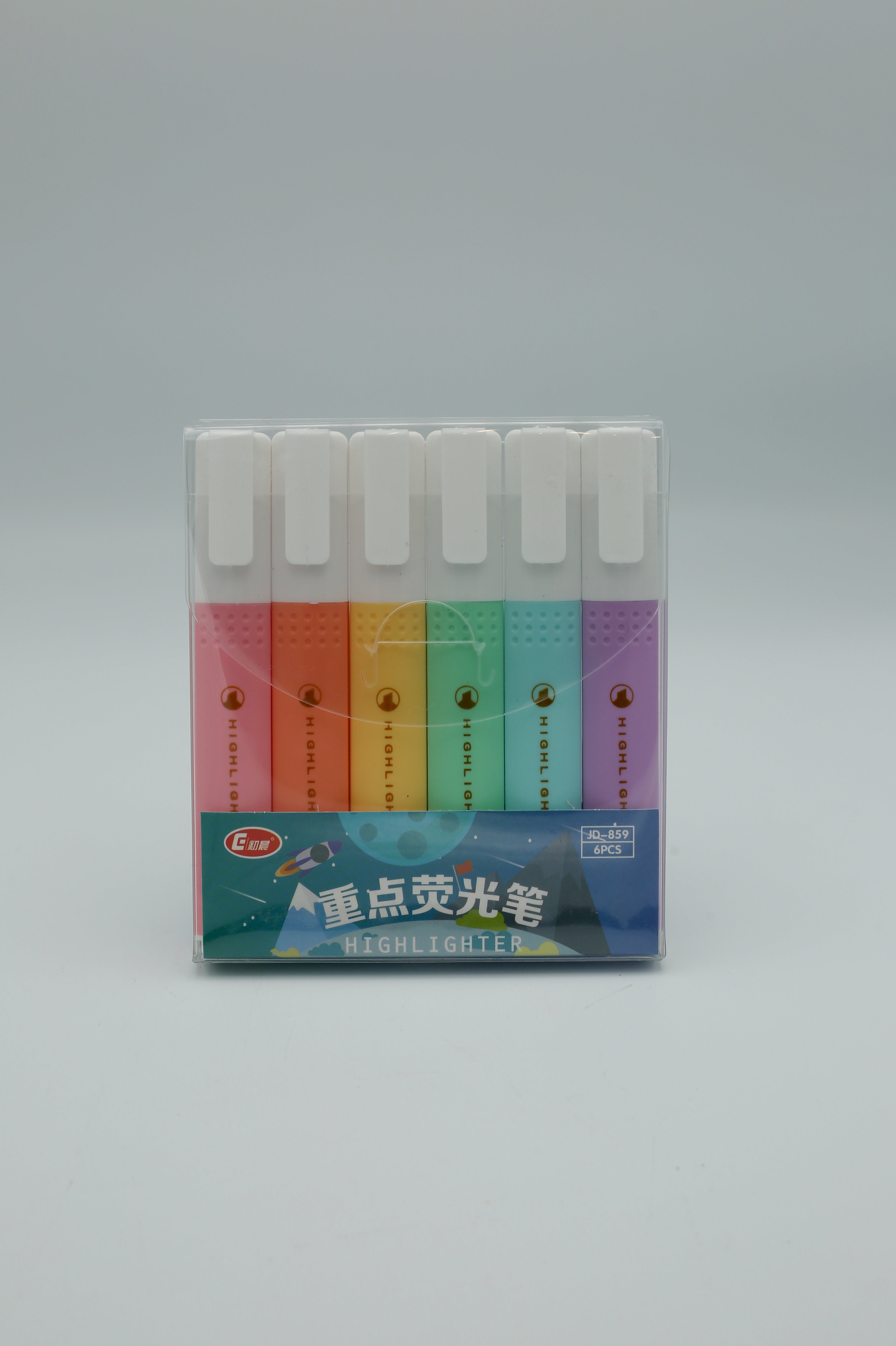 SK Highlighter Pen (6 colors) JD -859