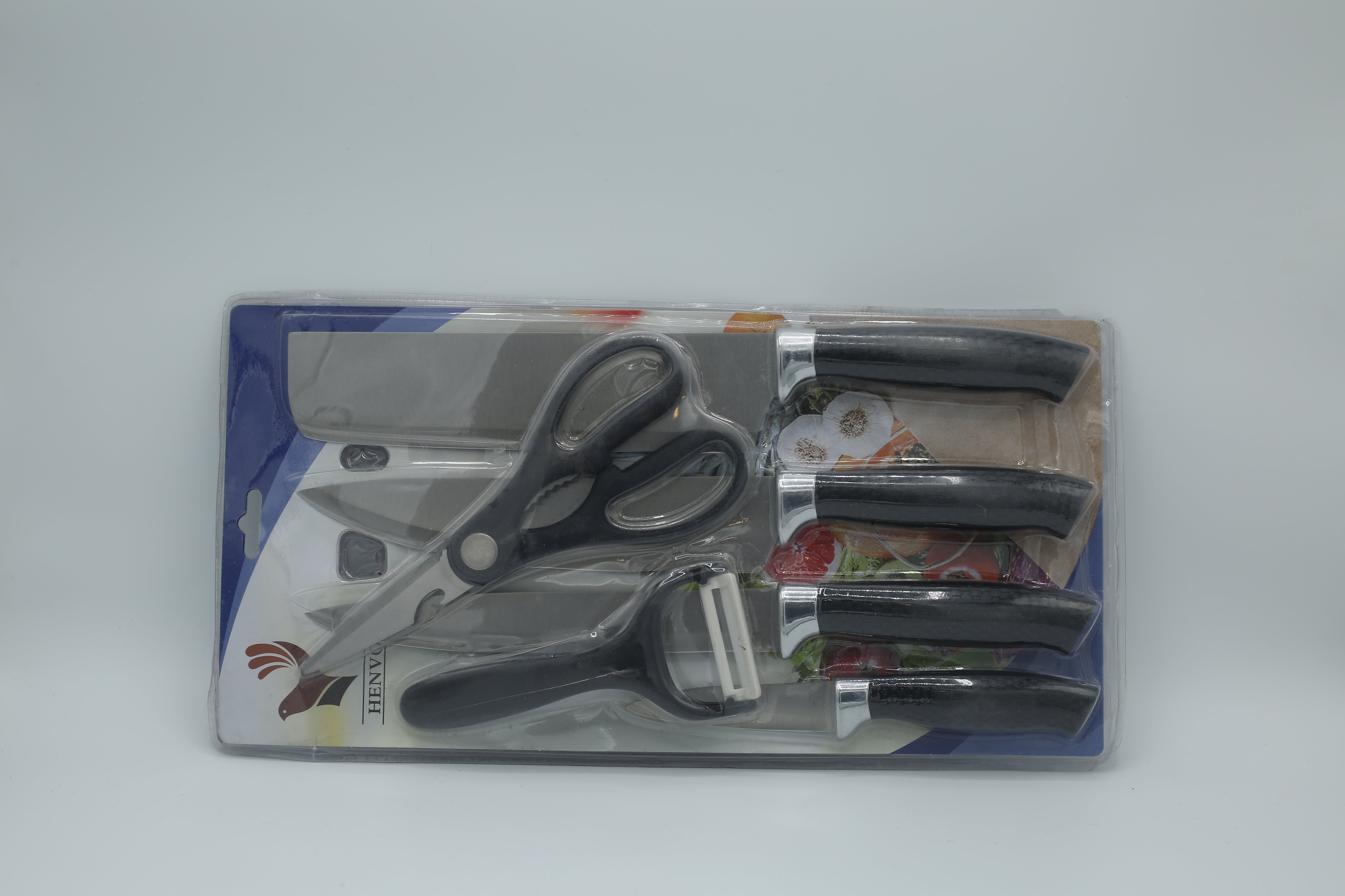 Knife Set With Scissor & Cutter 6 pcs KS-9