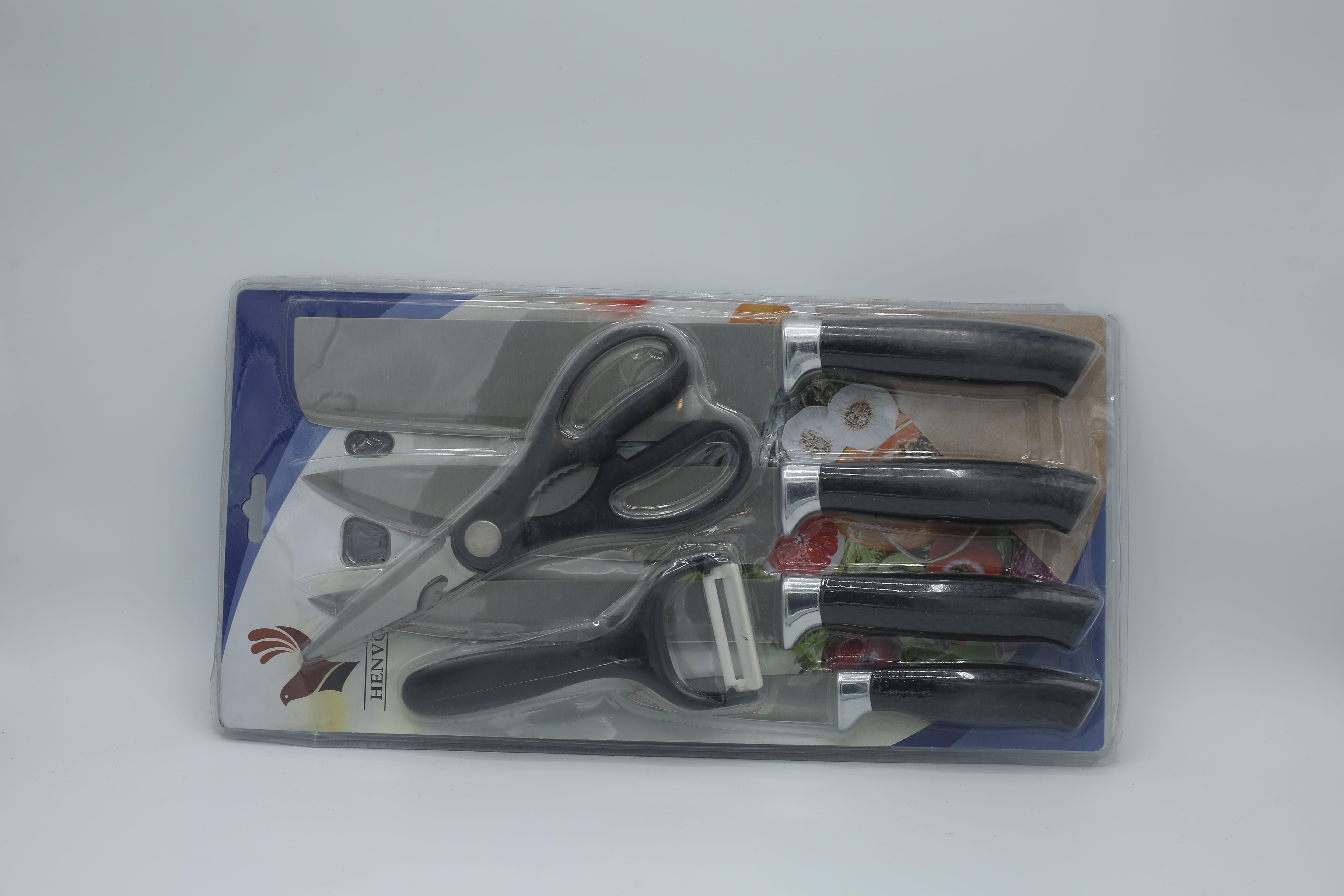 Knife Set With Scissor & Cutter 6 pcs KS-9