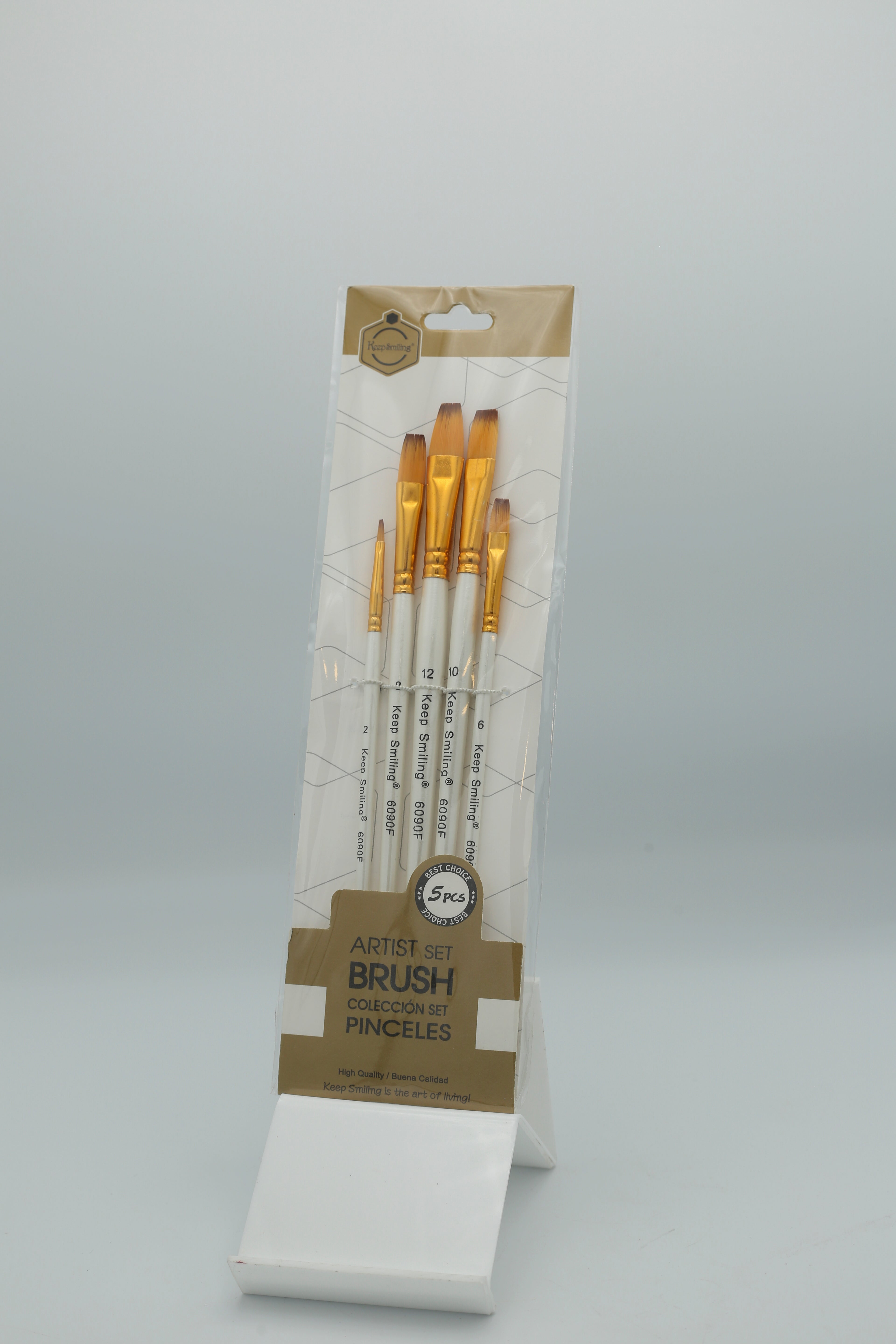Keep Smiling Artist Brushes 5pcs BR-6090F