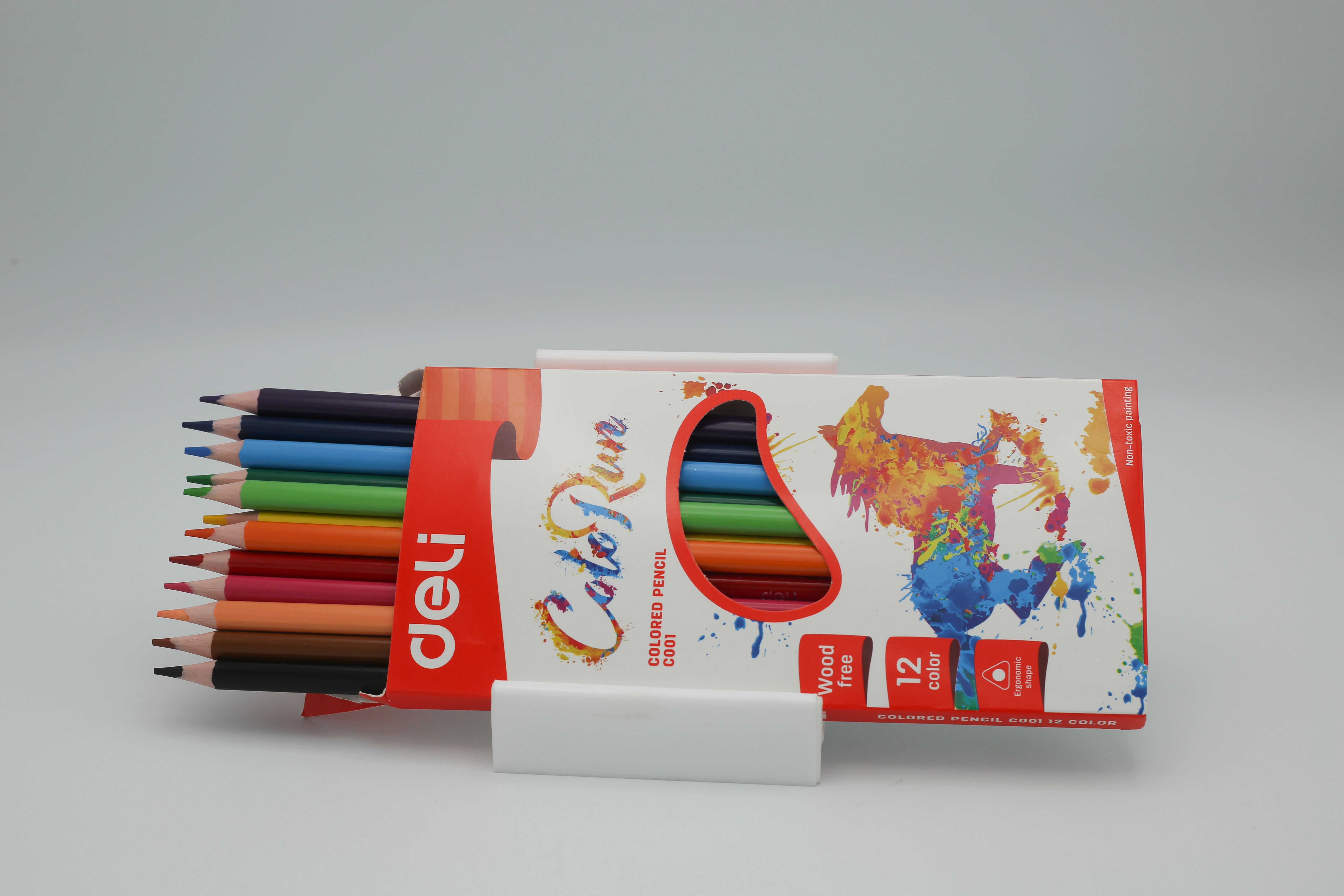 Deli Colour Pencil 12 Colour Full