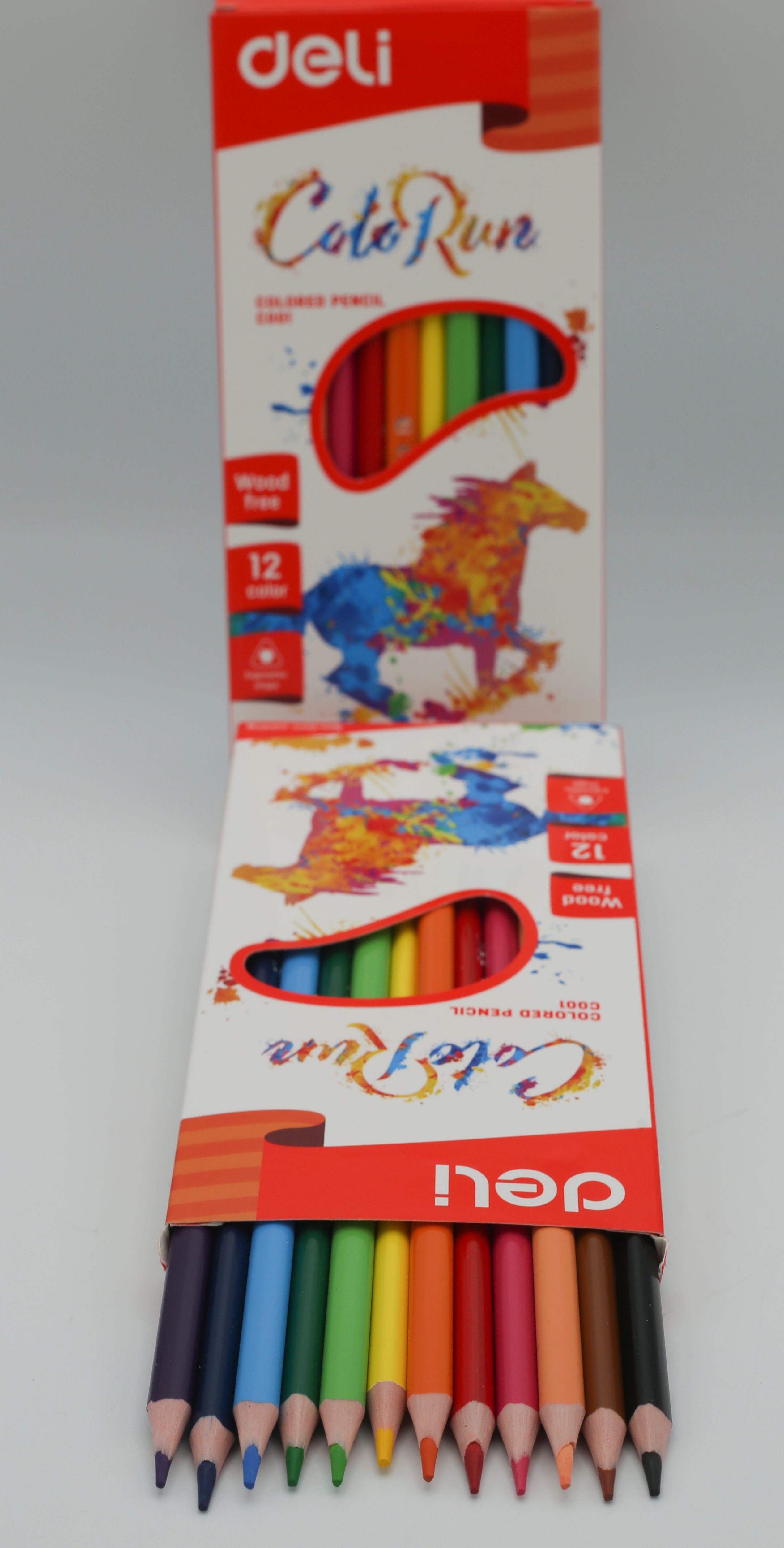 Deli Colour Pencil 12 Colour Full