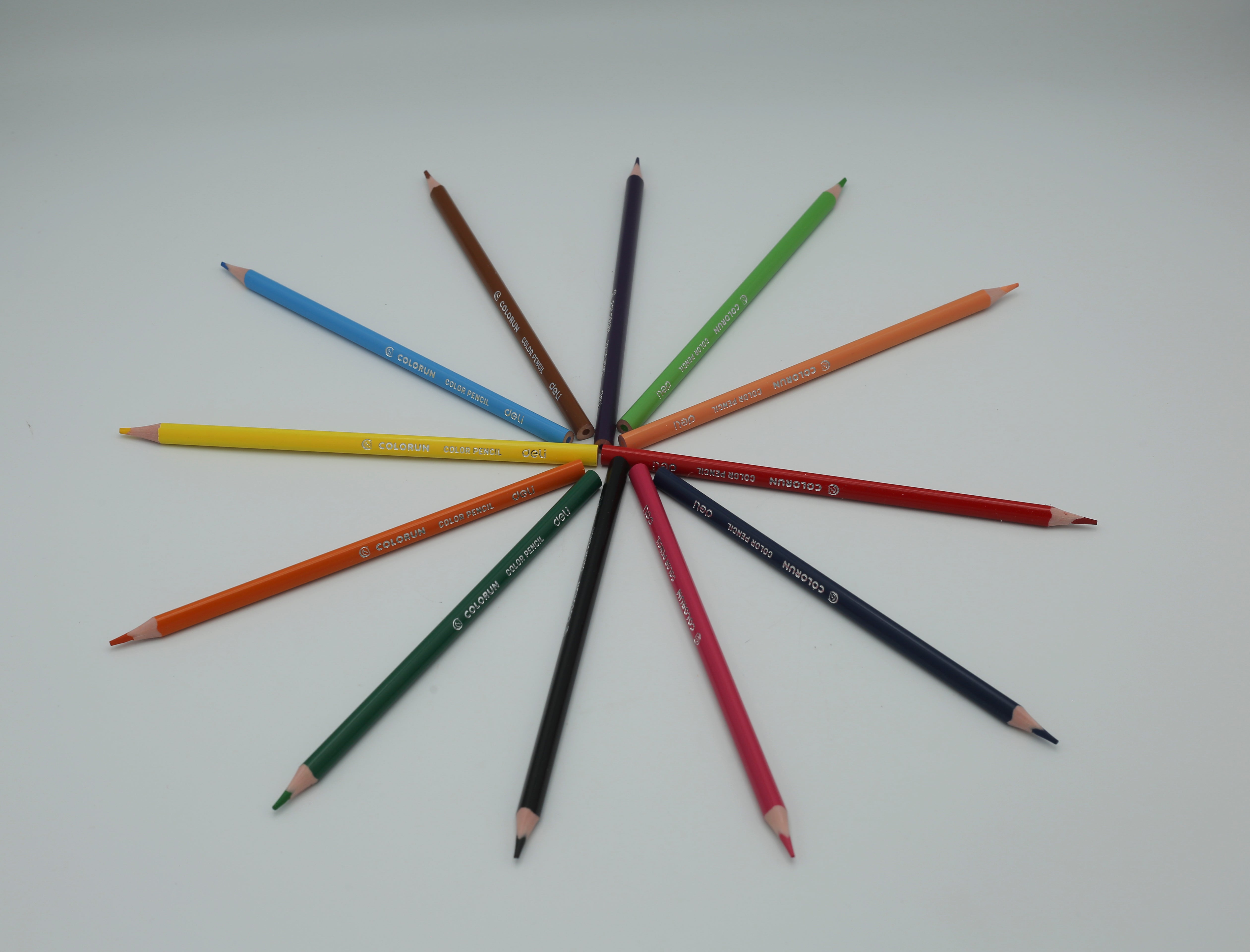 Deli Colour Pencil 12 Colour Full