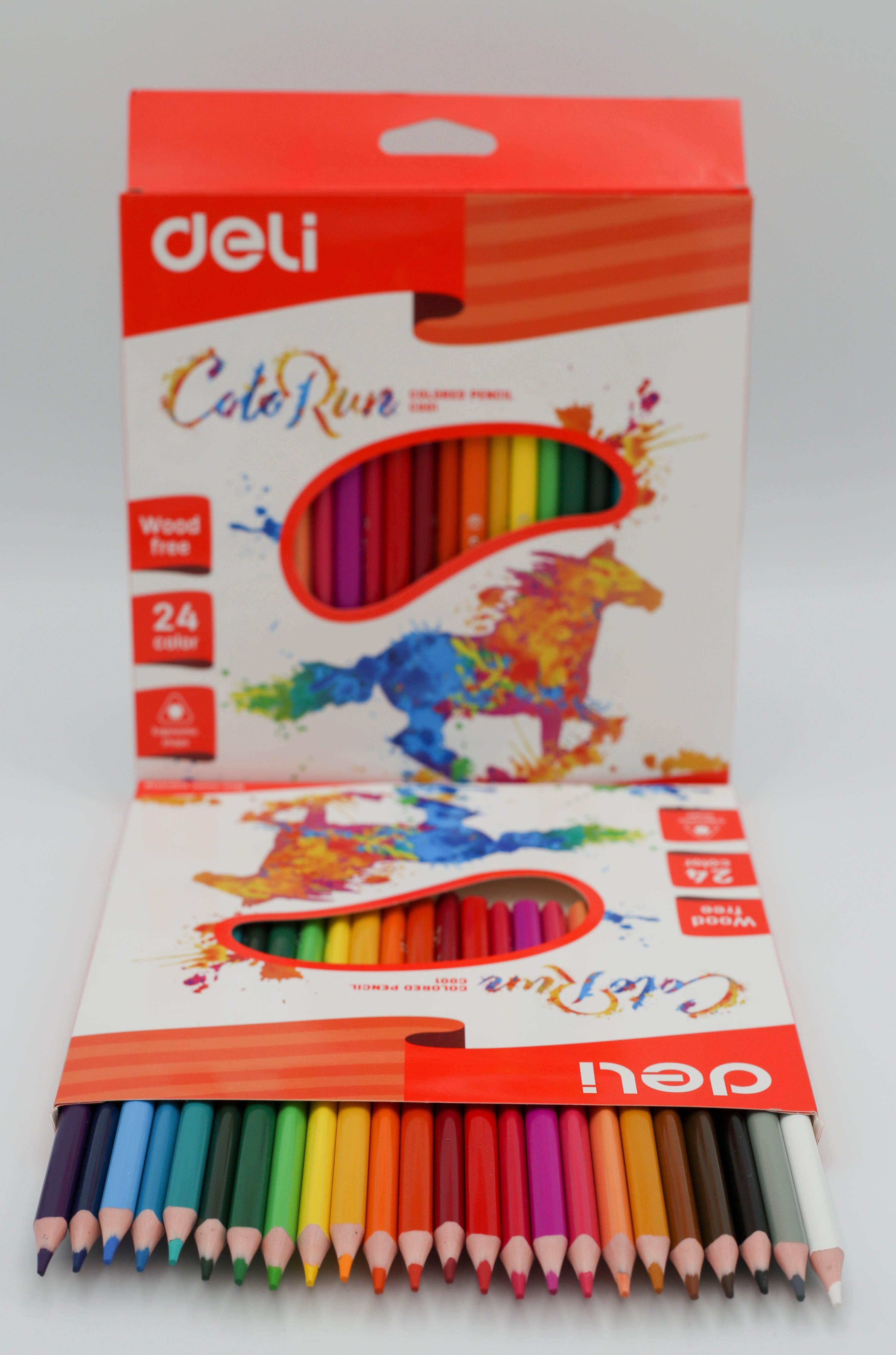 Deli Colour Pencil 24 Colour Full