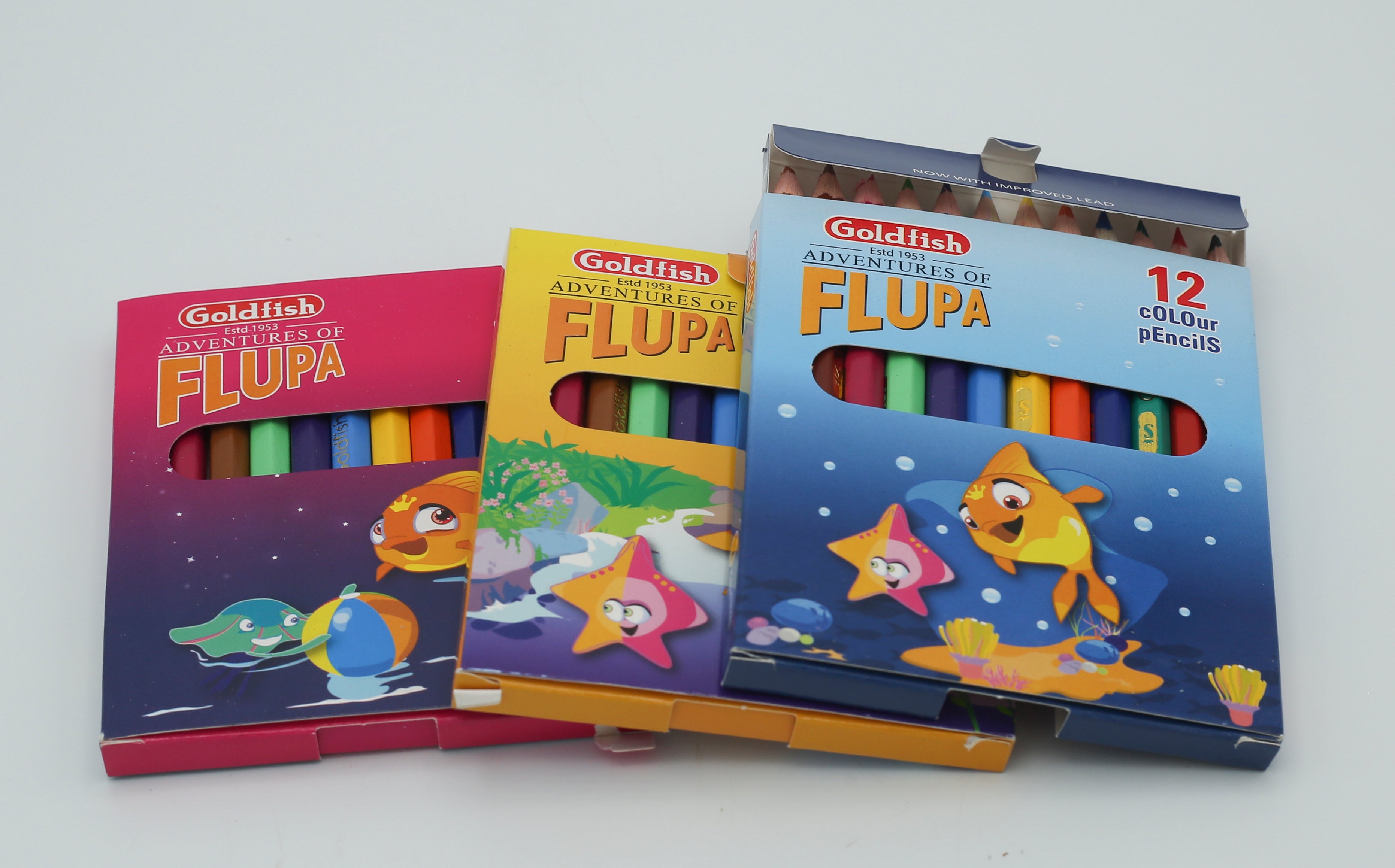 Colour Pencil Flupa Gold Fish  12 H