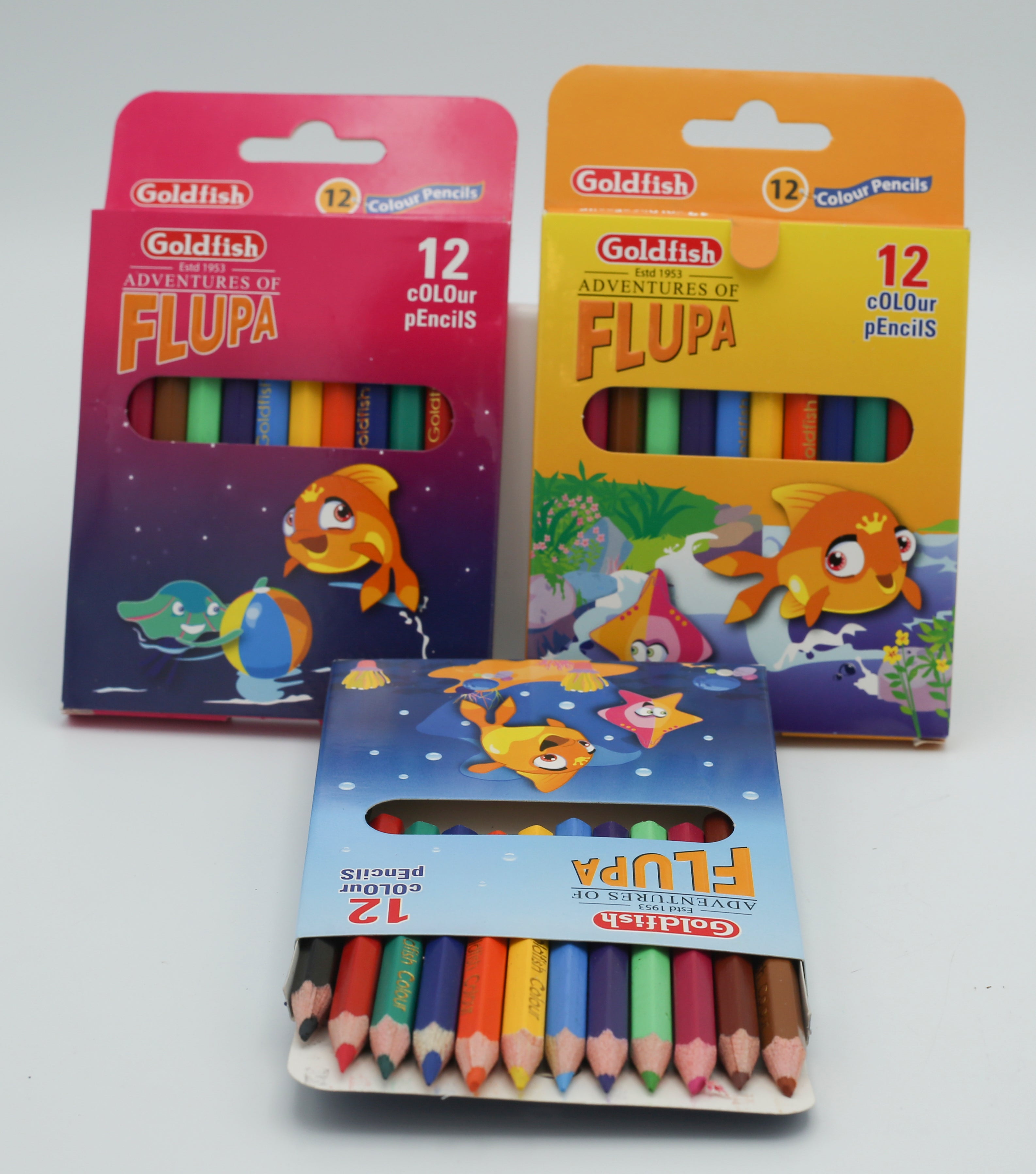 Colour Pencil Flupa Gold Fish  12 H