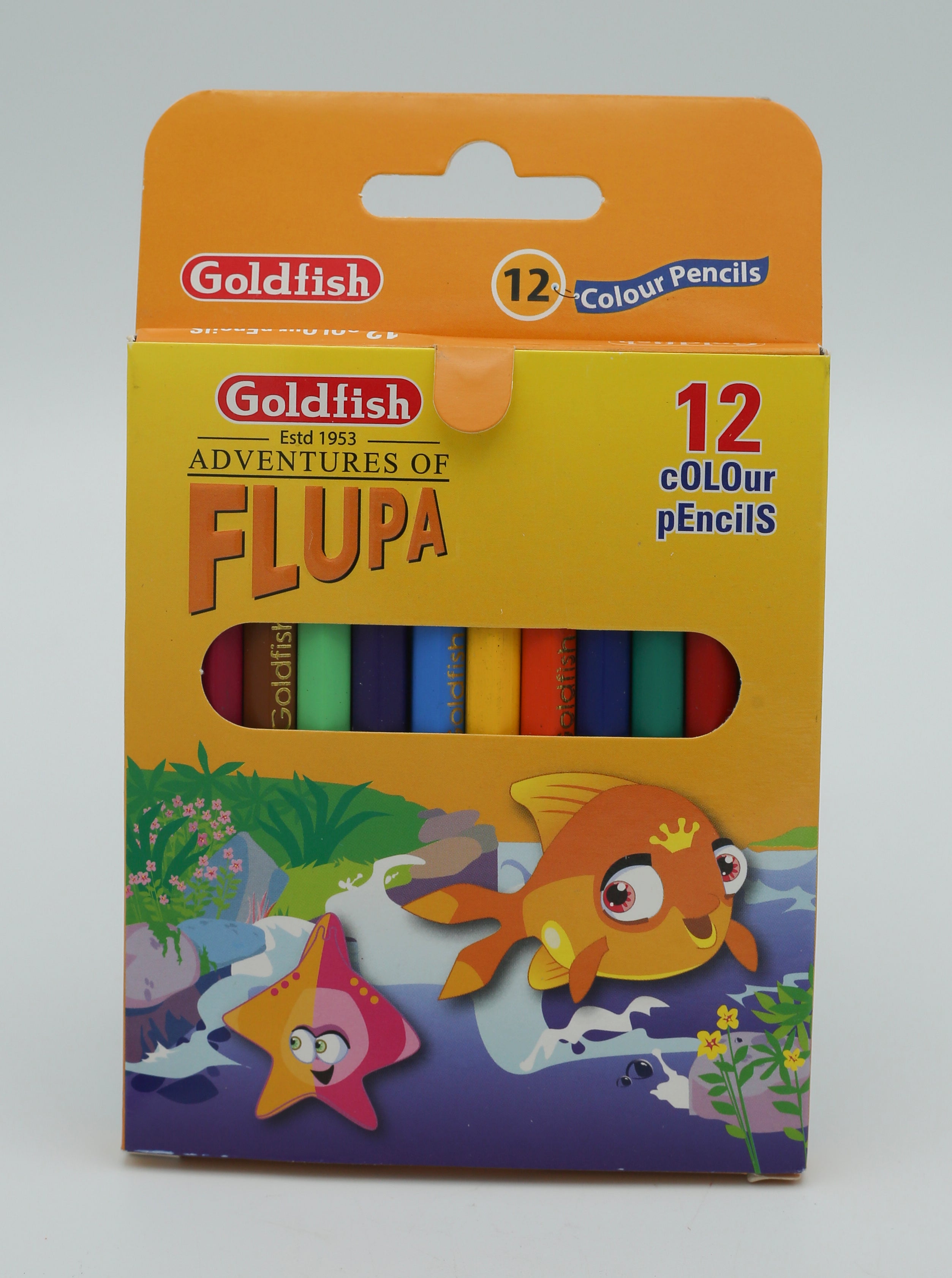 Colour Pencil Flupa Gold Fish  12 H