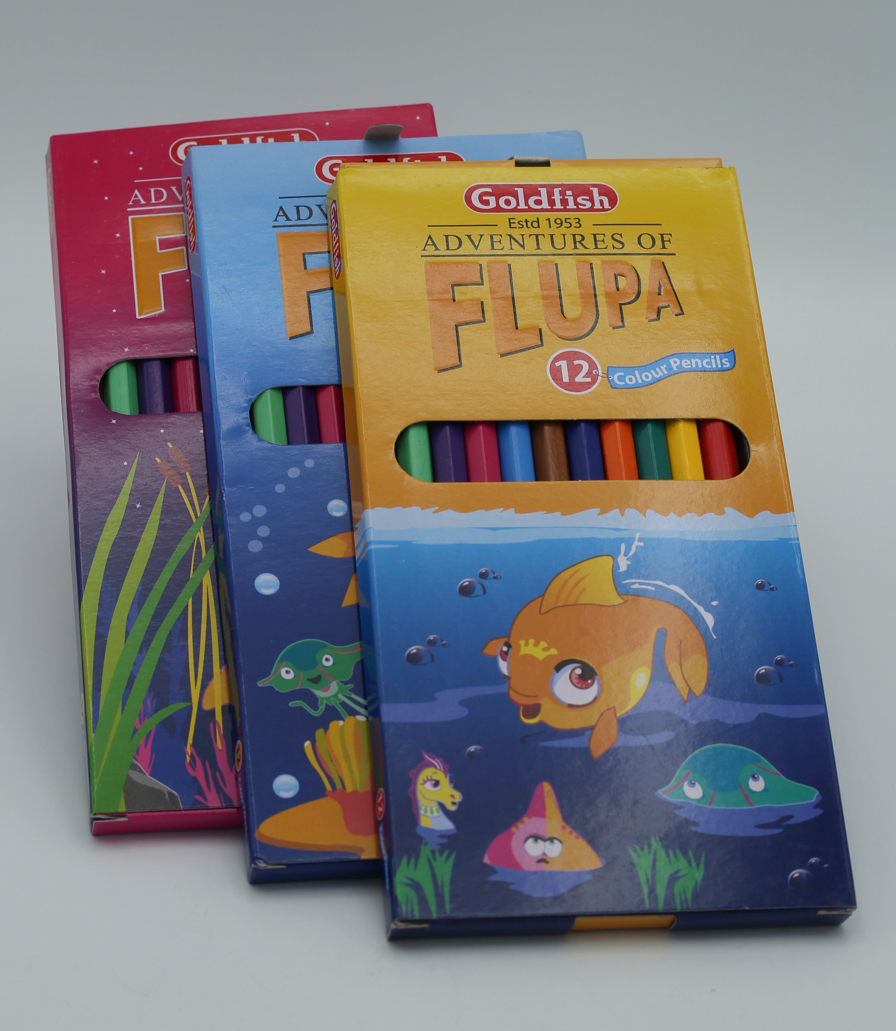 Colour Pencil Flupa Golden Fish 12 F