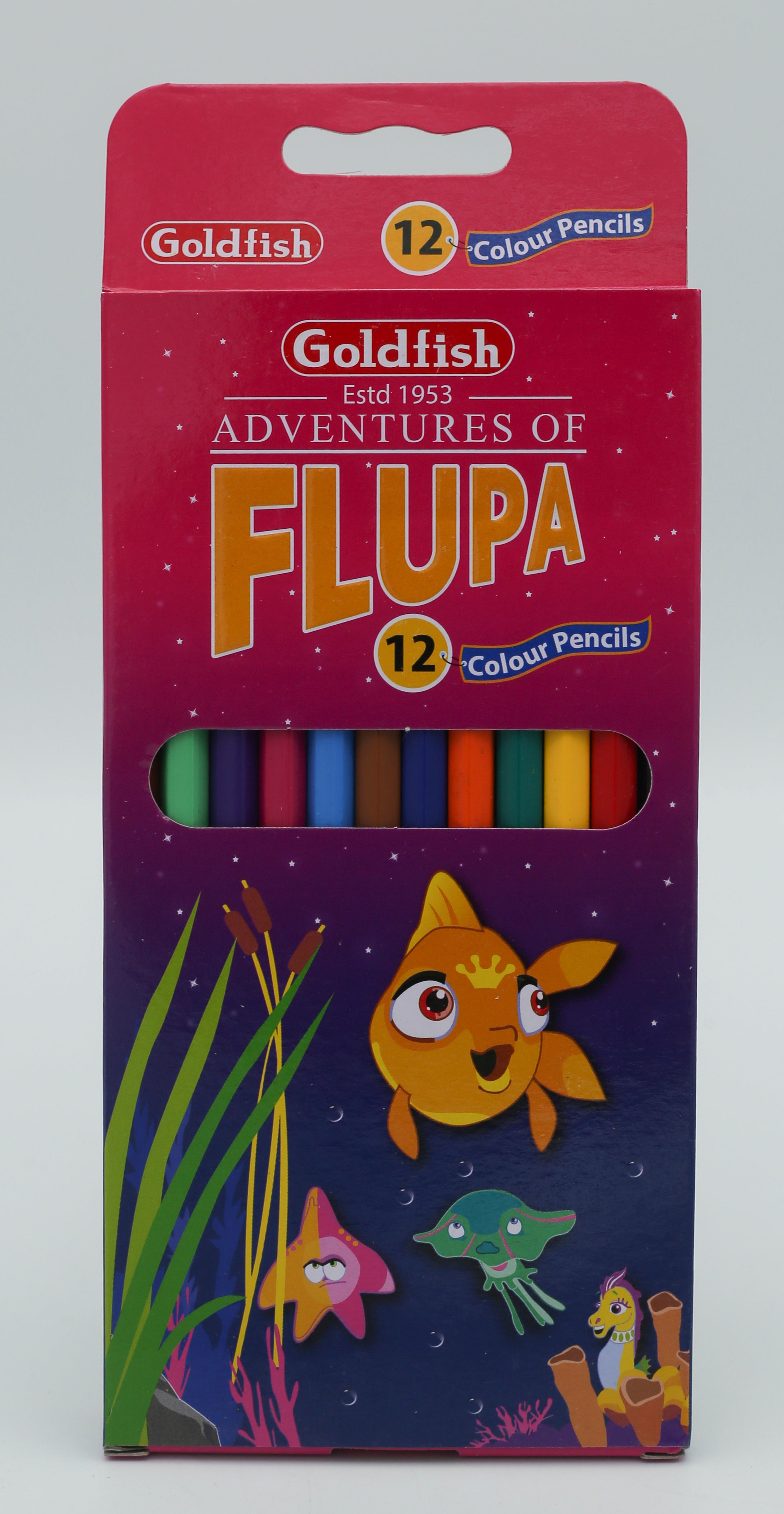 Colour Pencil Flupa Golden Fish 12 F