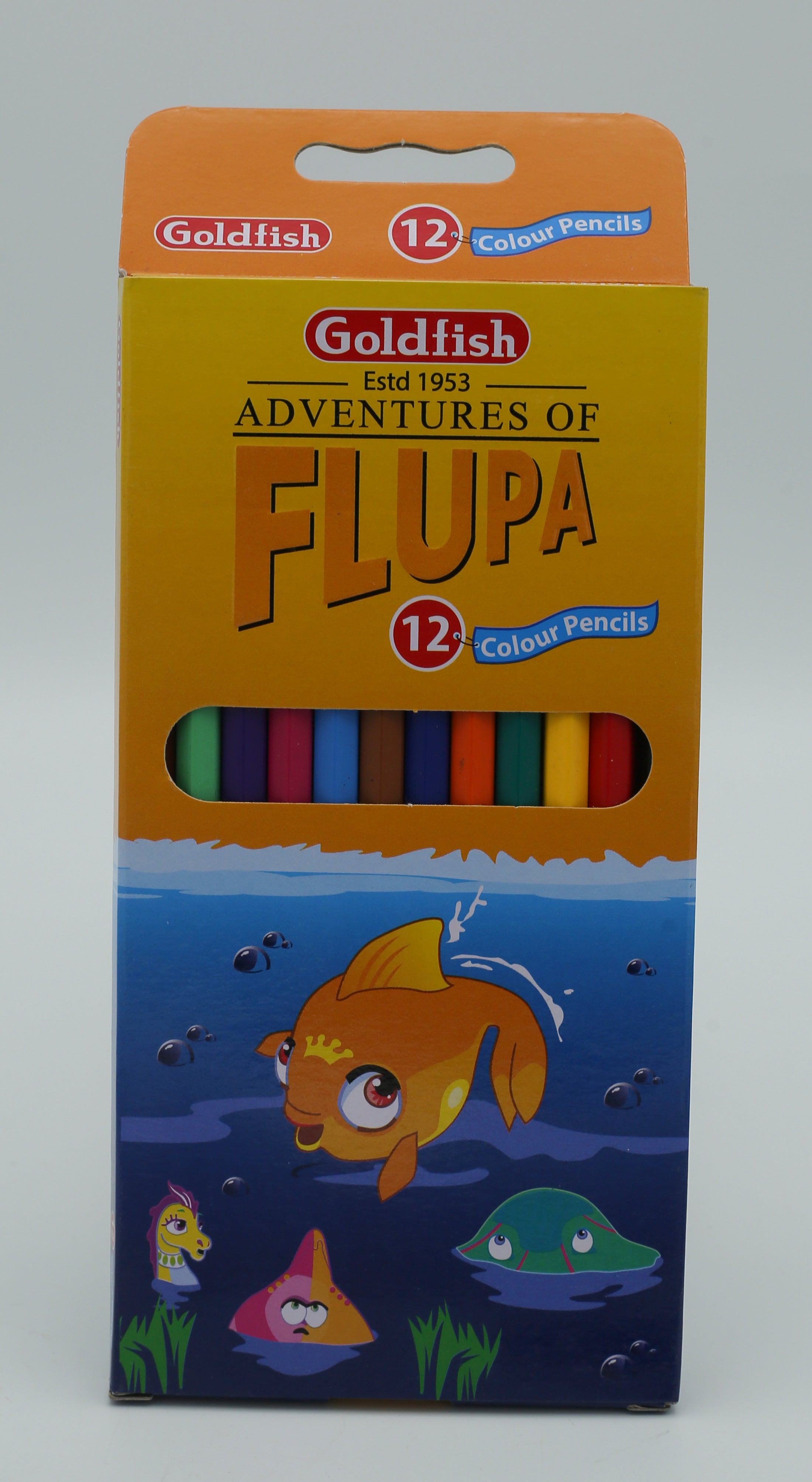 Colour Pencil Flupa Golden Fish 12 F