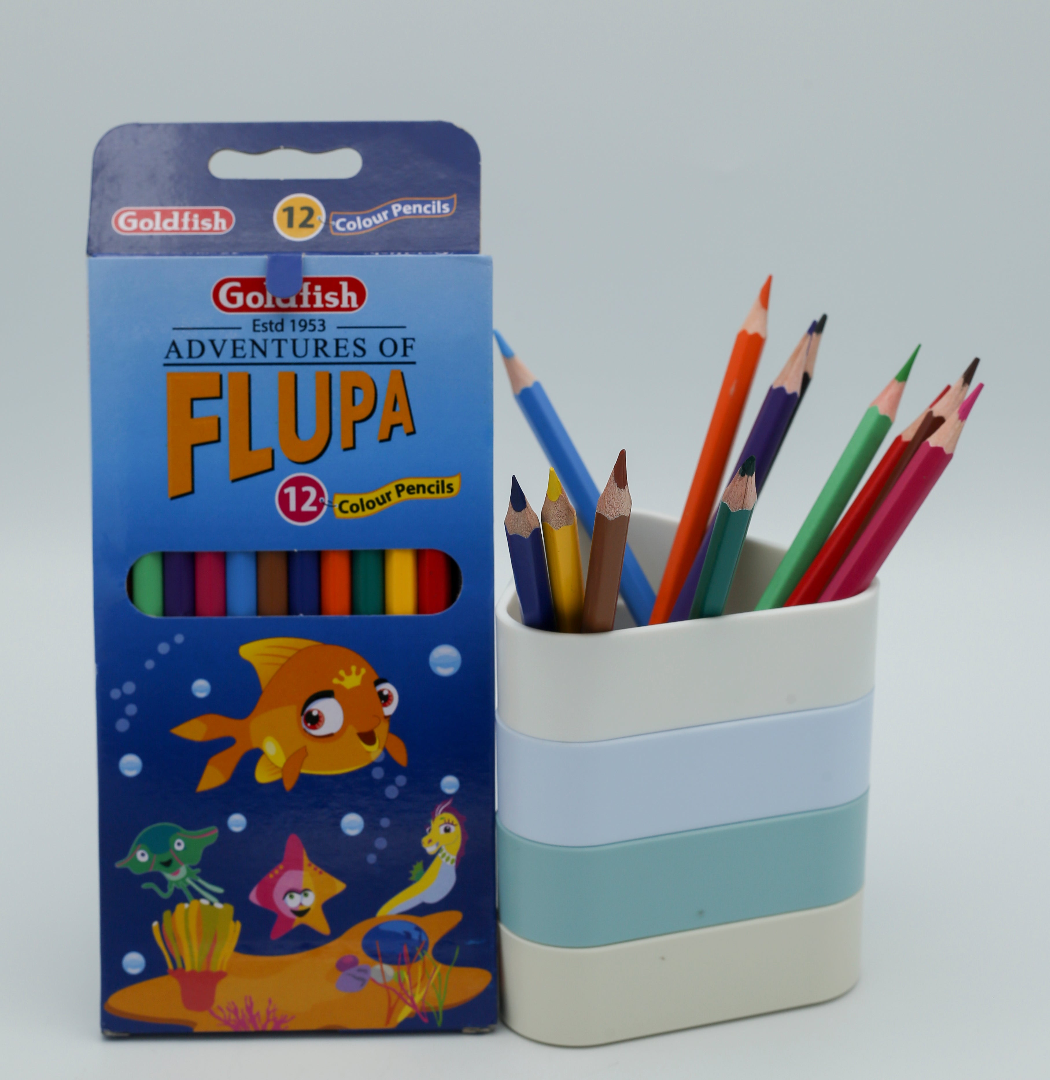 Colour Pencil Flupa Golden Fish 12 F