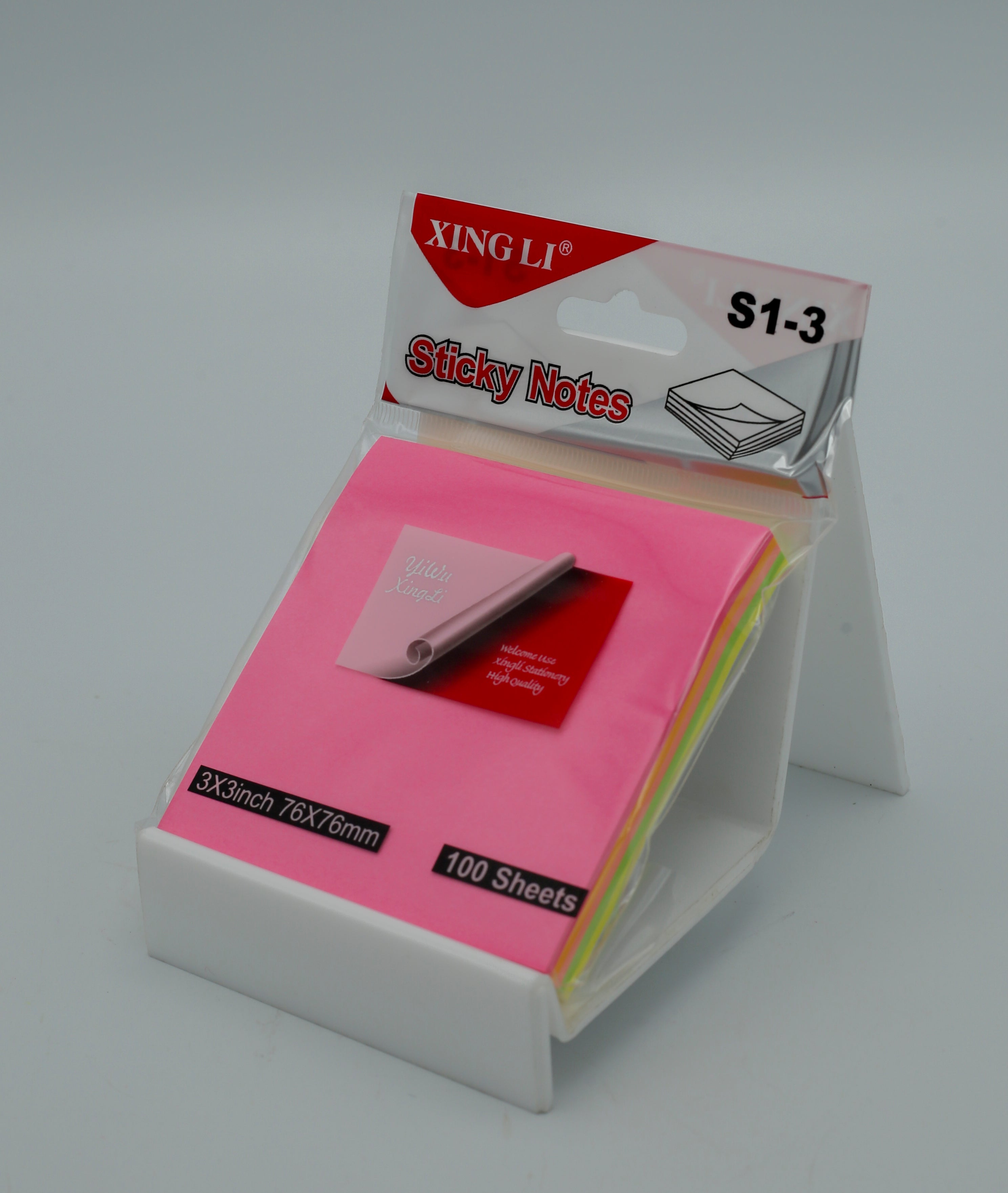 Sticky Notes Pad Multi Colour 3x3