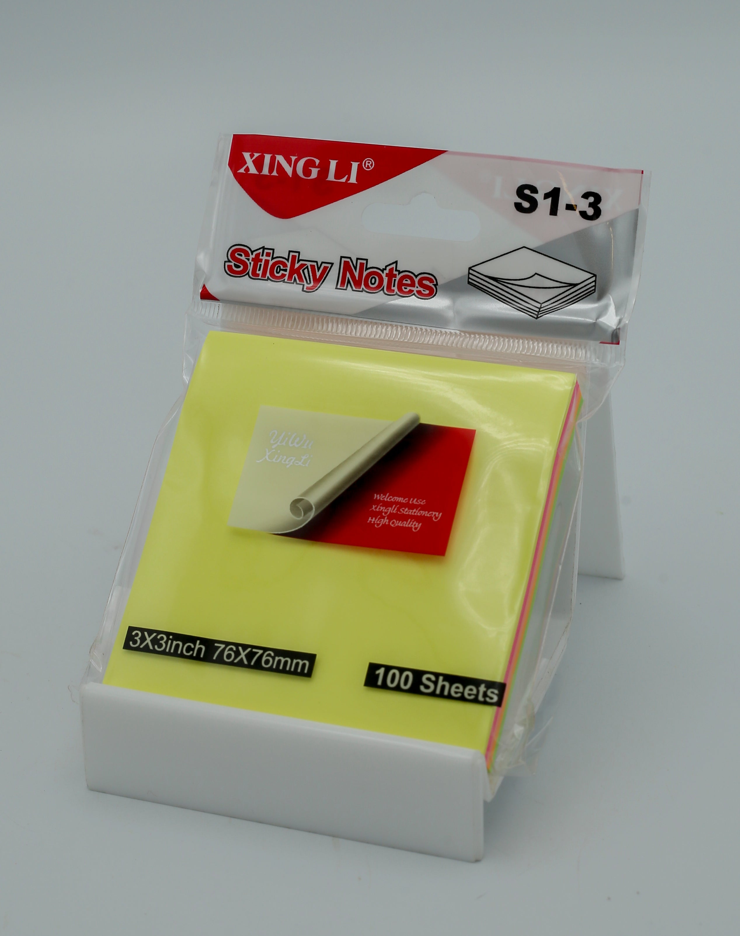 Sticky Notes Pad Multi Colour 3x3