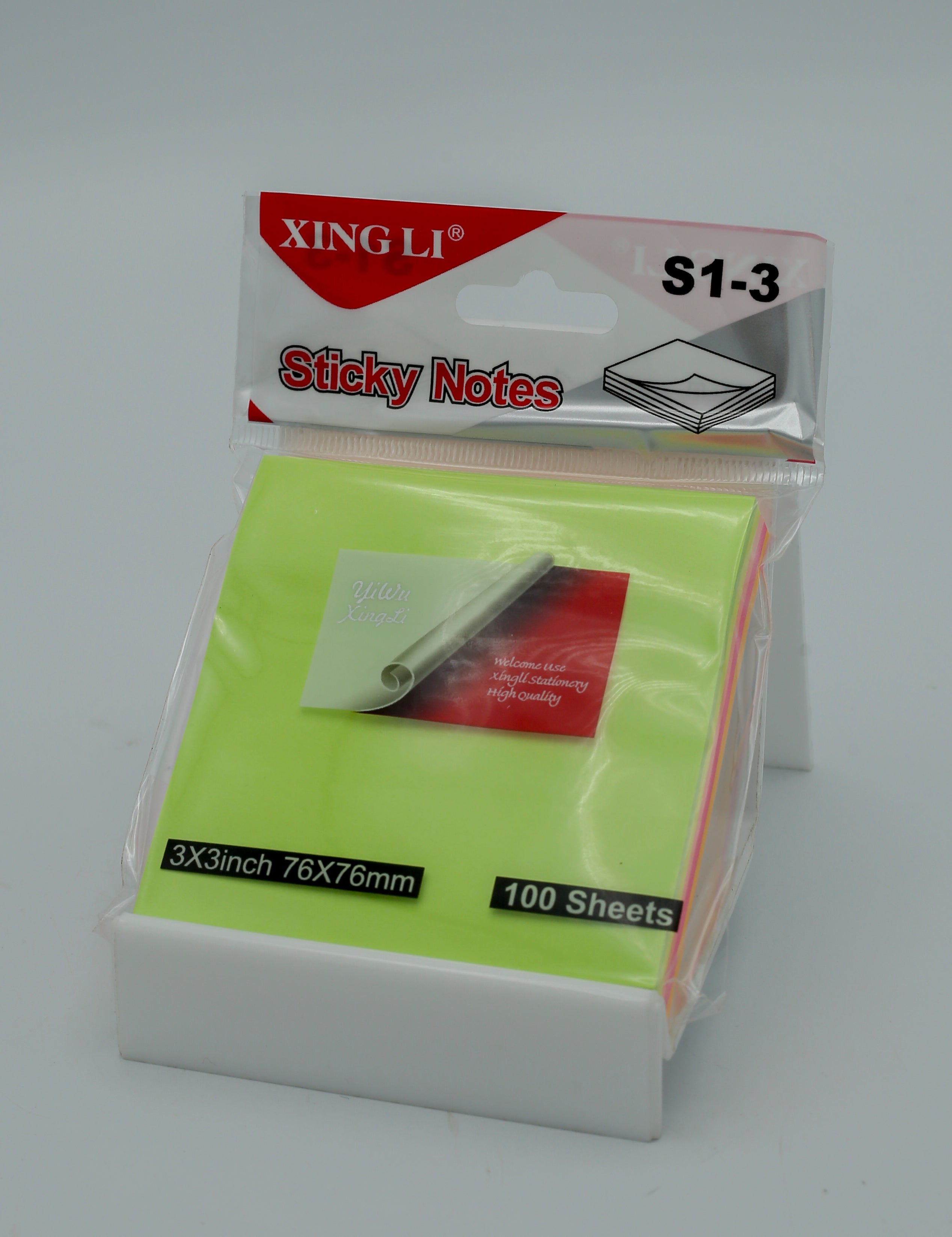 Sticky Notes Pad Multi Colour 3x3