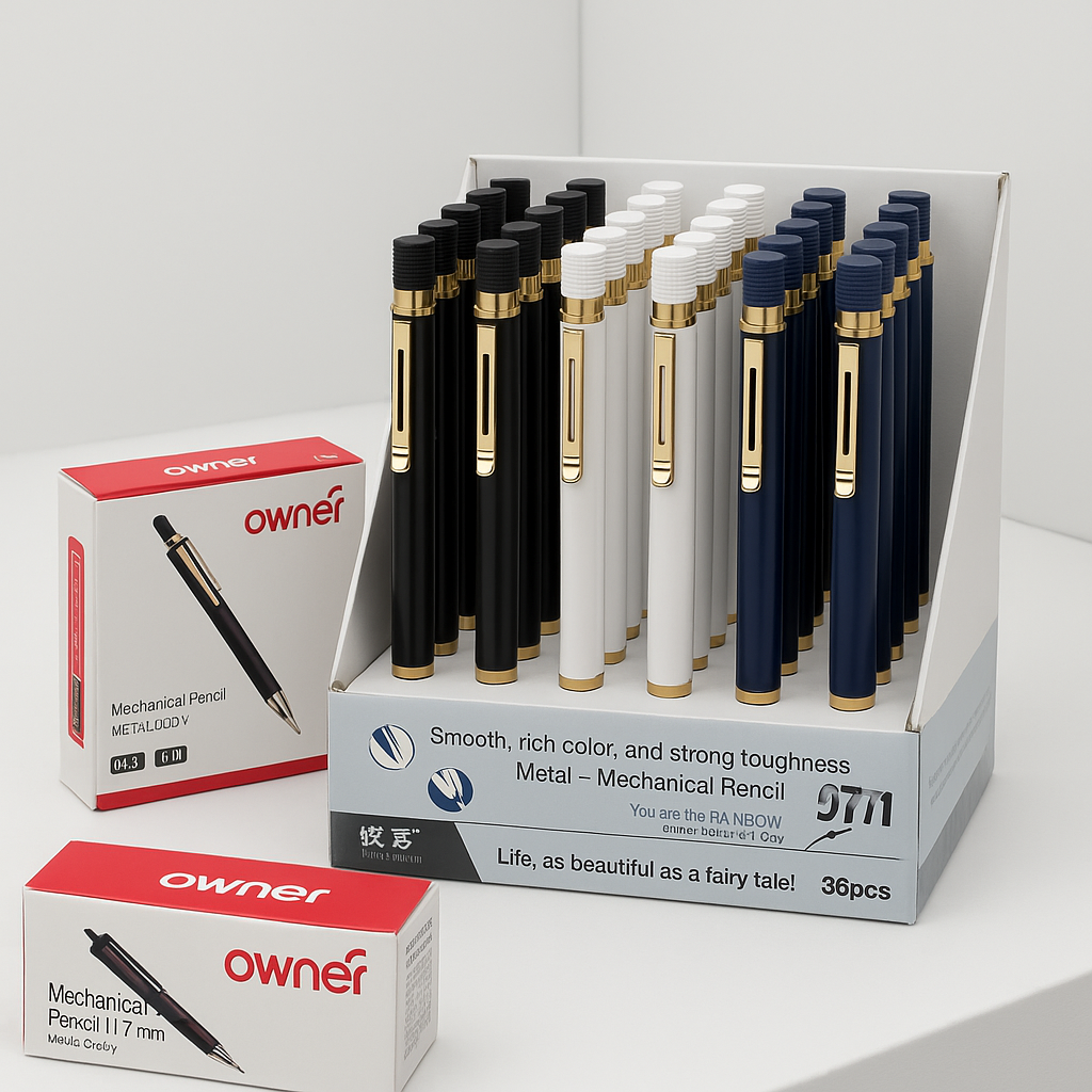 Mechanical Pencil 0.7mm M-8771 with free lead box