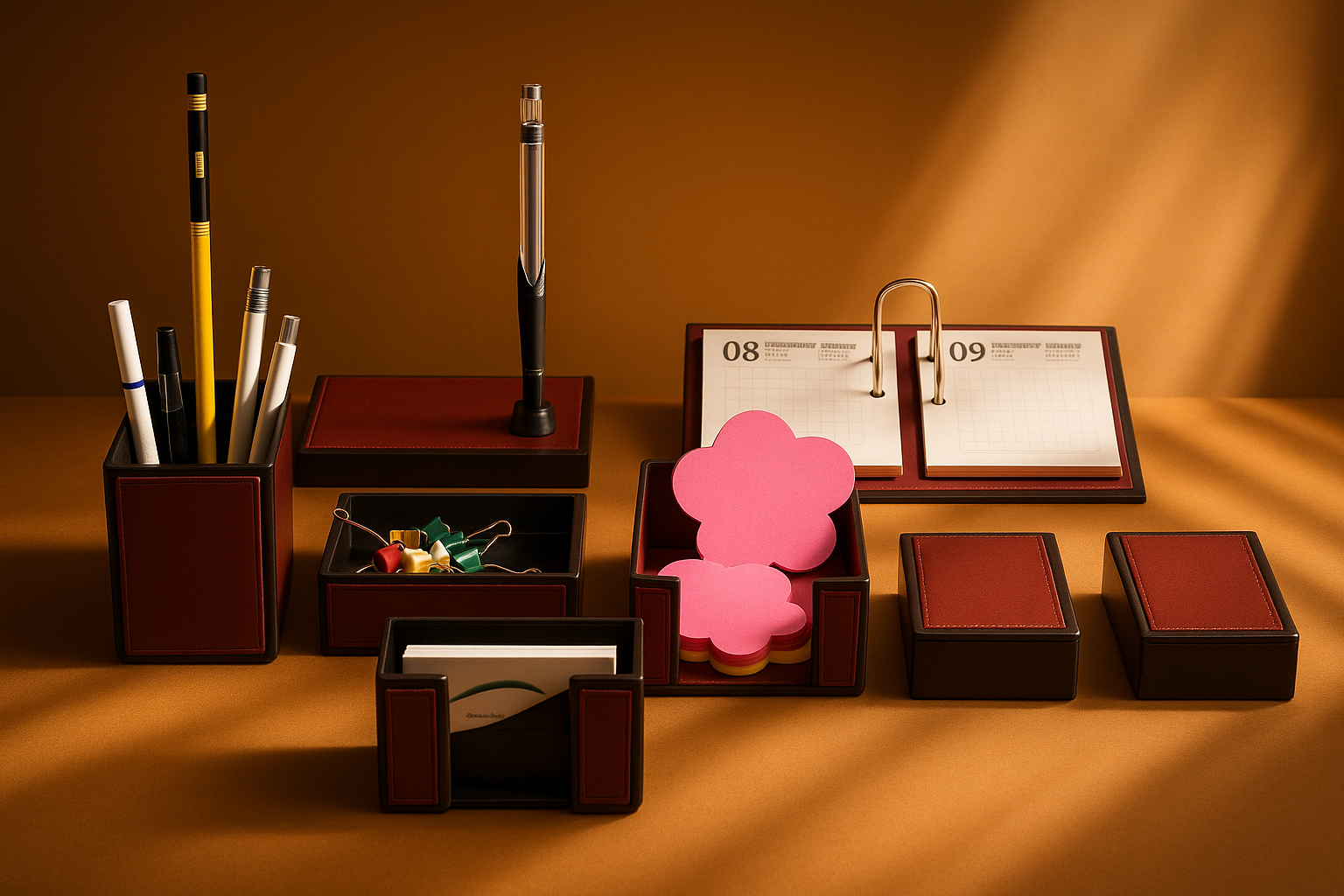 Table Set Rexine 8 Pcs