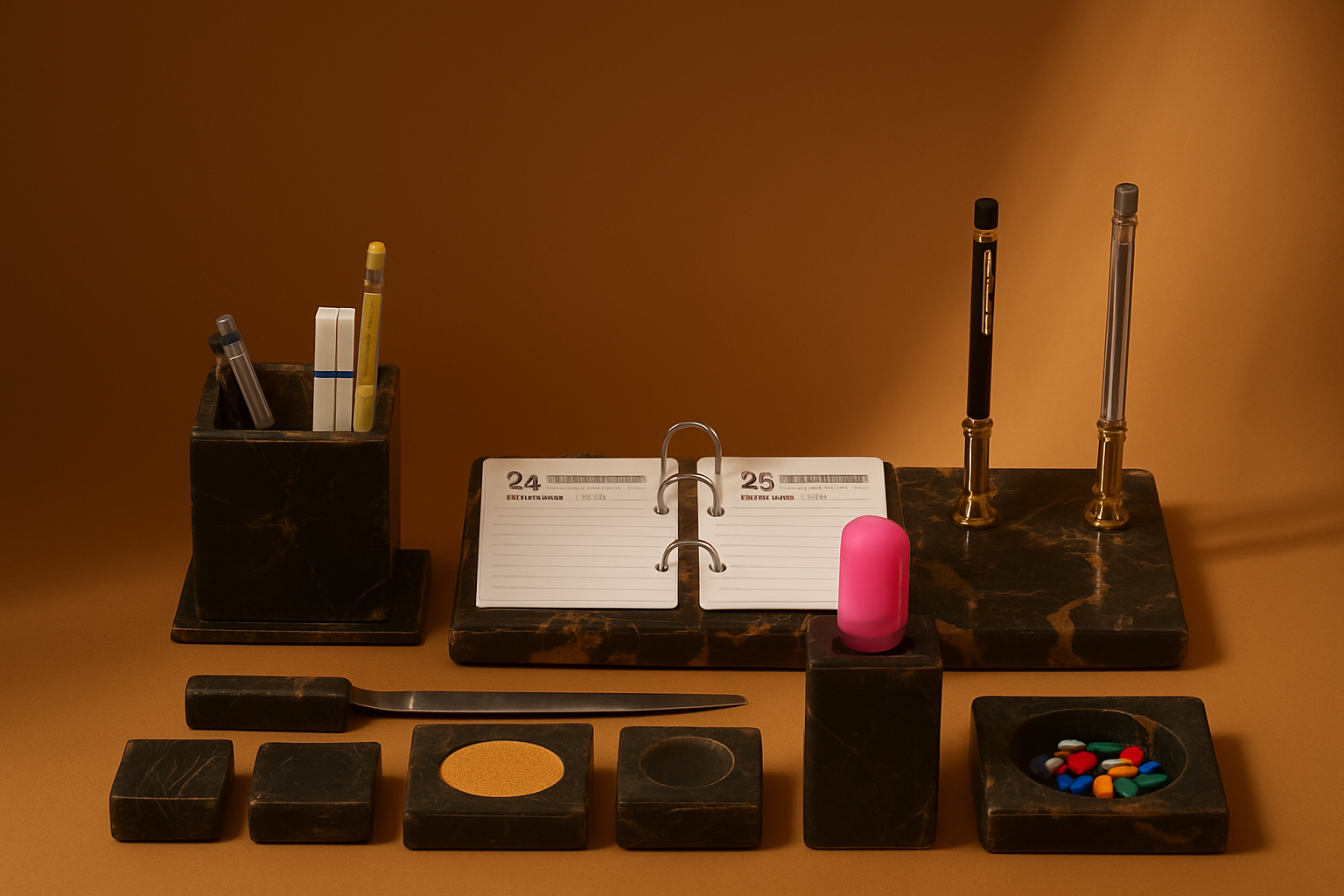 Table Set Marbel 9 Pcs