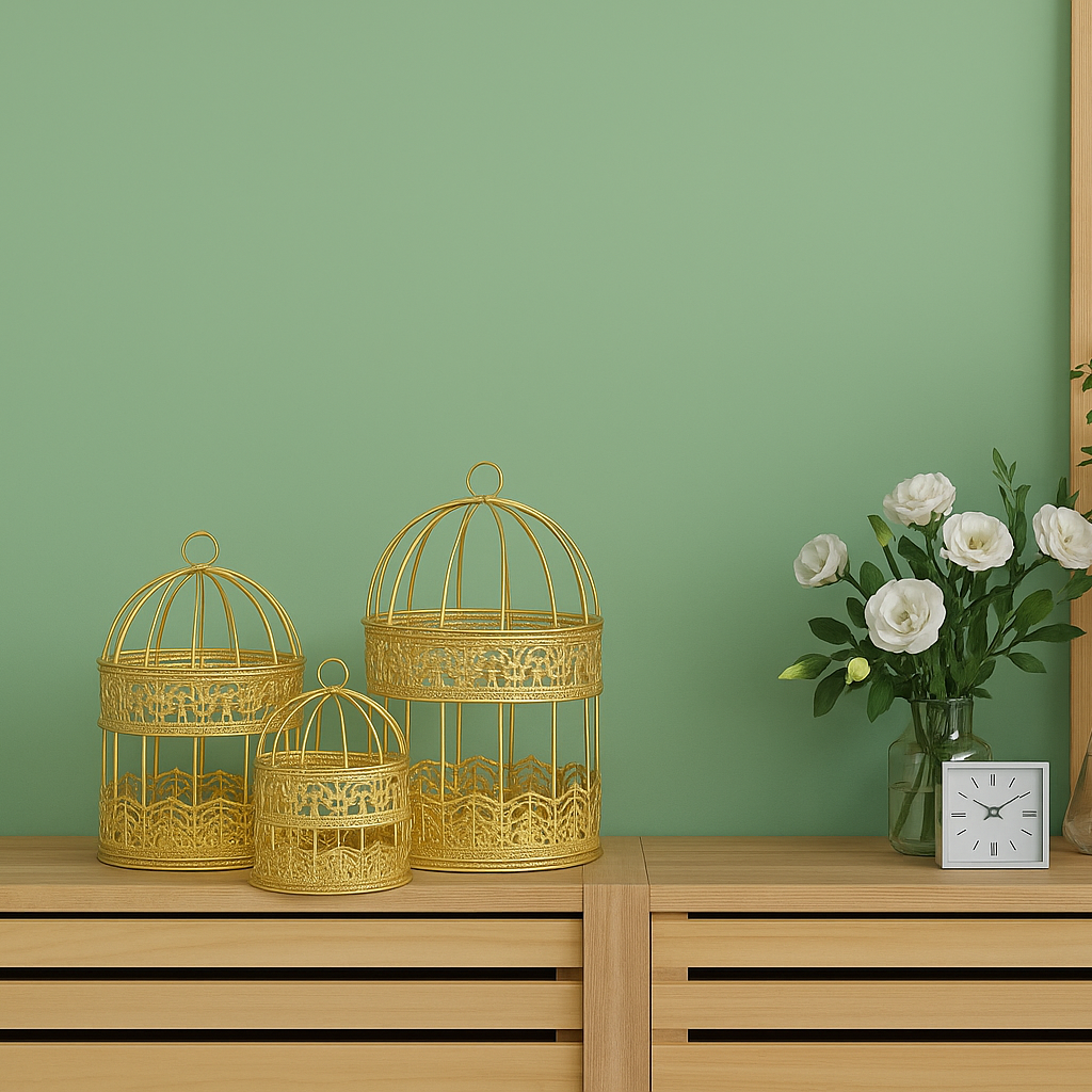 Premium Diamond Metal Cage 3 Pcs Set D-3