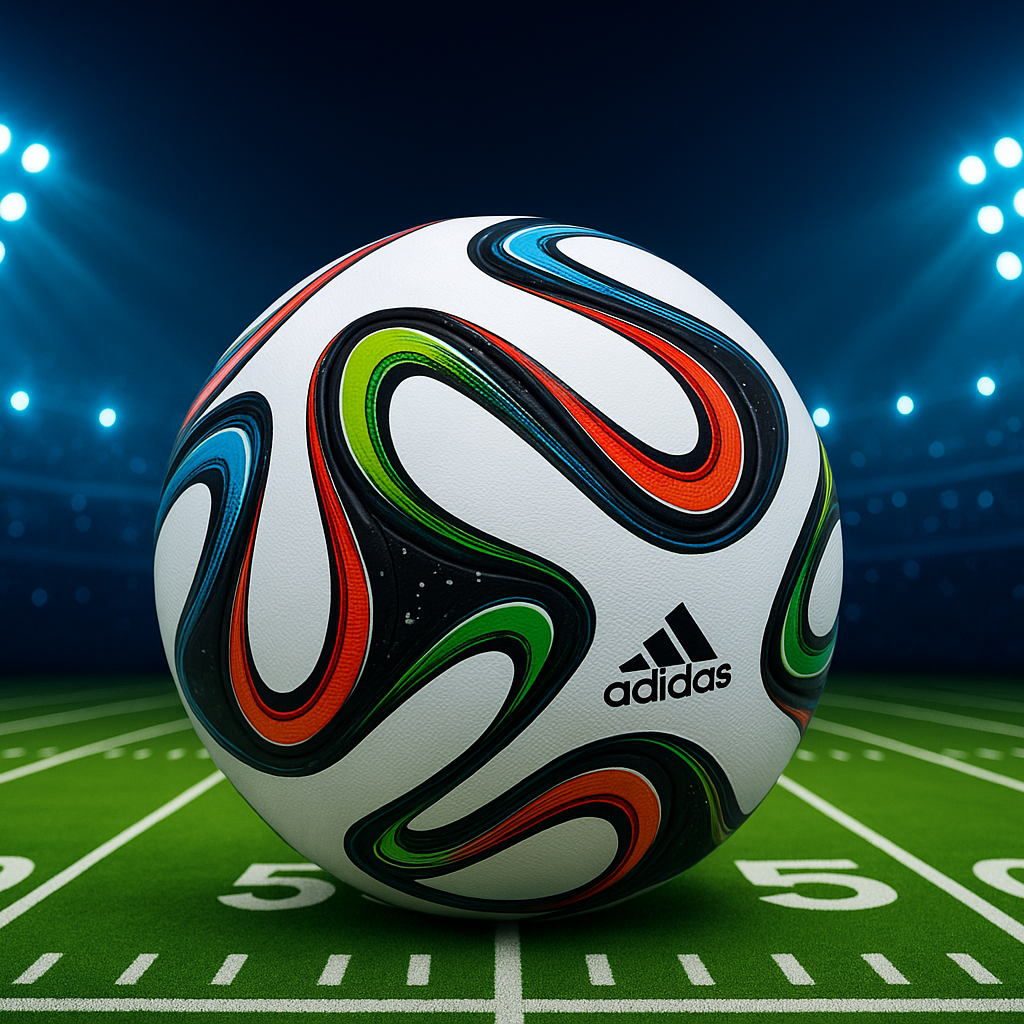 Adidas Brazuca Football Size 5 with Free Air Pump
