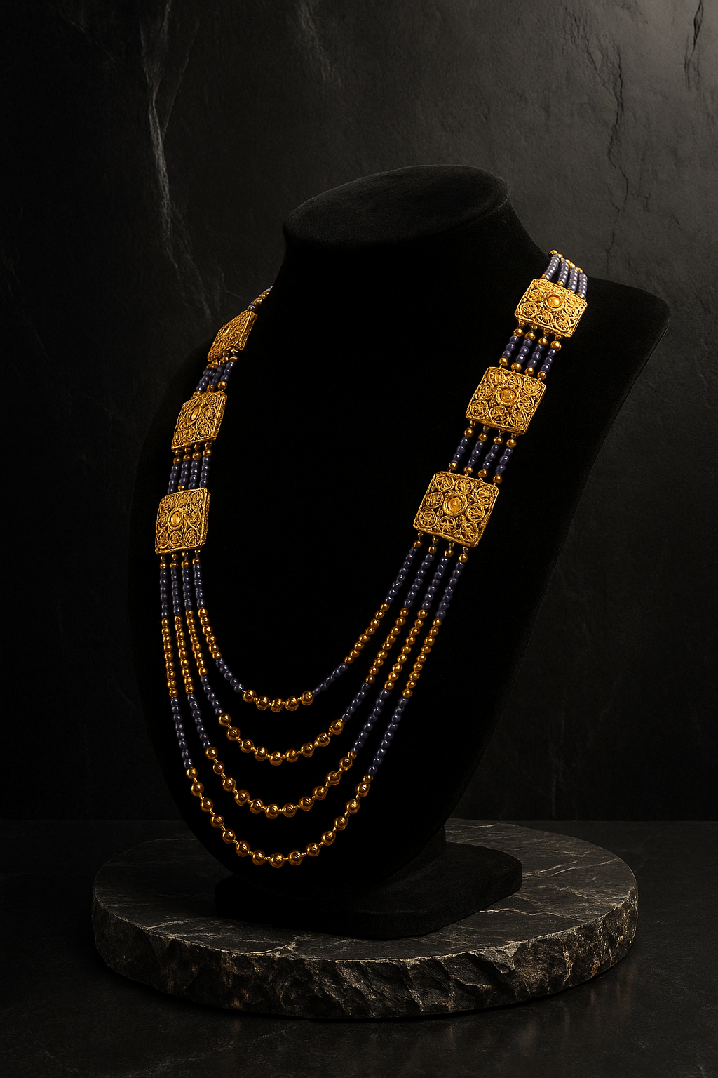 Mala Necklace Set 5 Layers JS-08